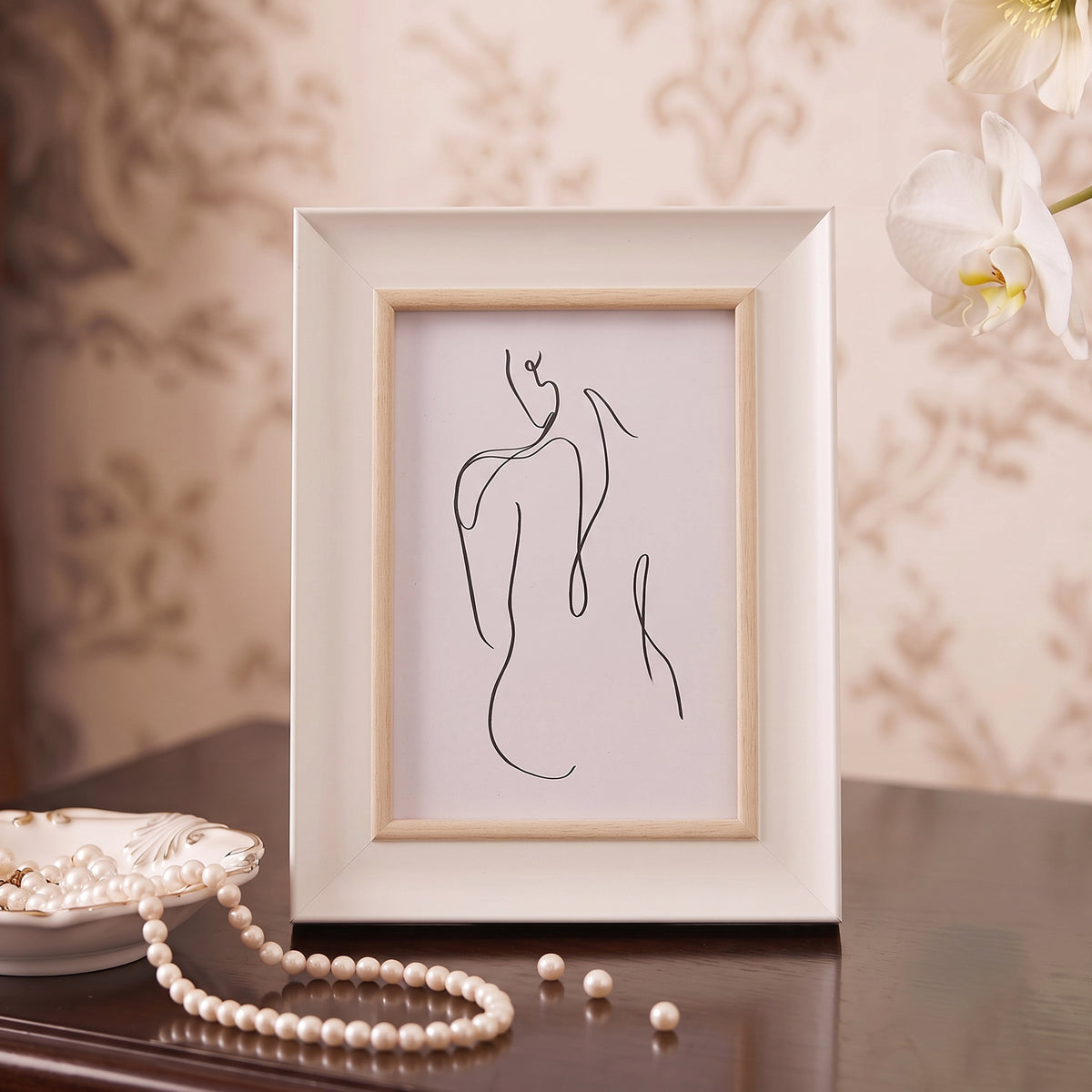 Ecru Photo Frame Natural