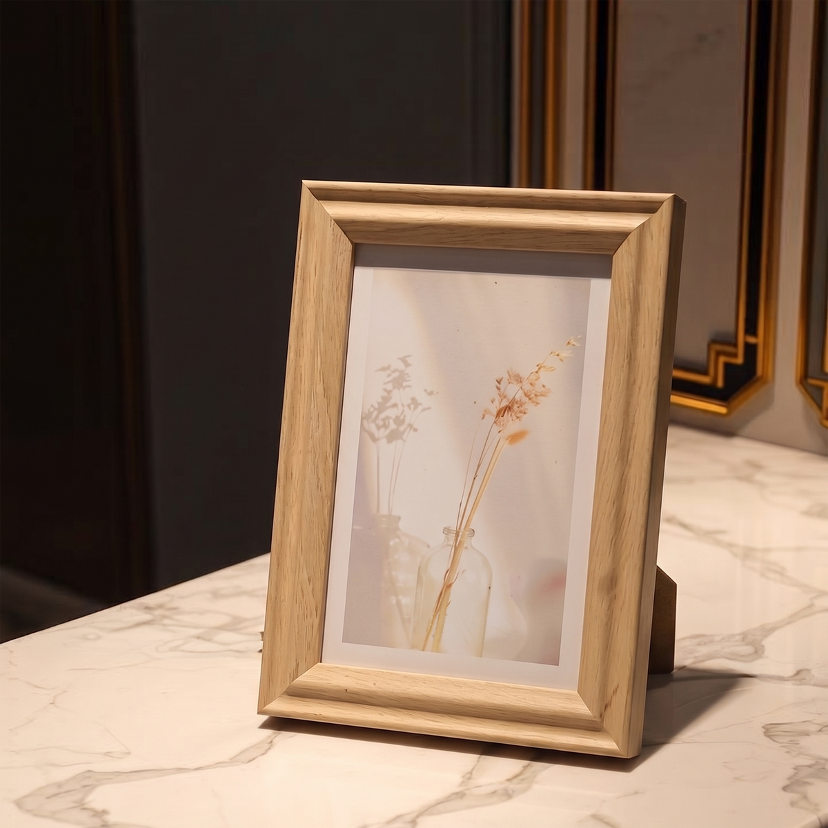 Ecru Photo Frame Beige