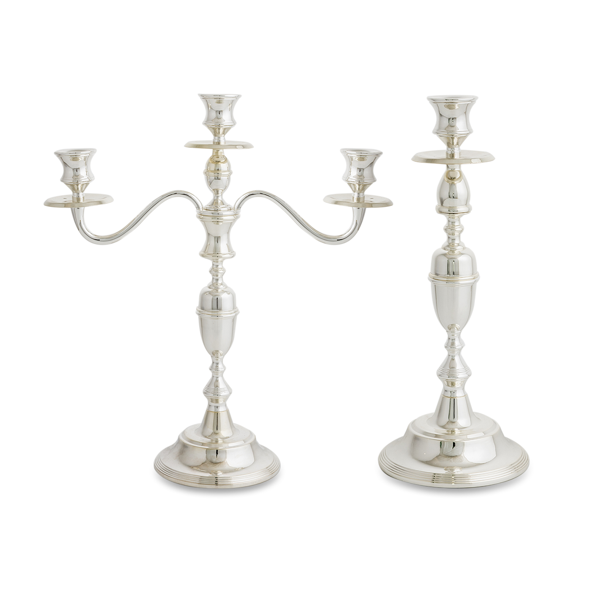 Argent Silver Plated Candelabra 3 Arms