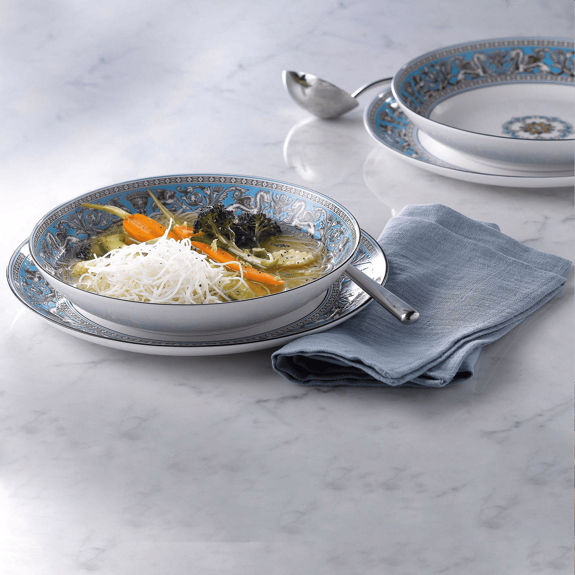 Florentine Turquoise Plate