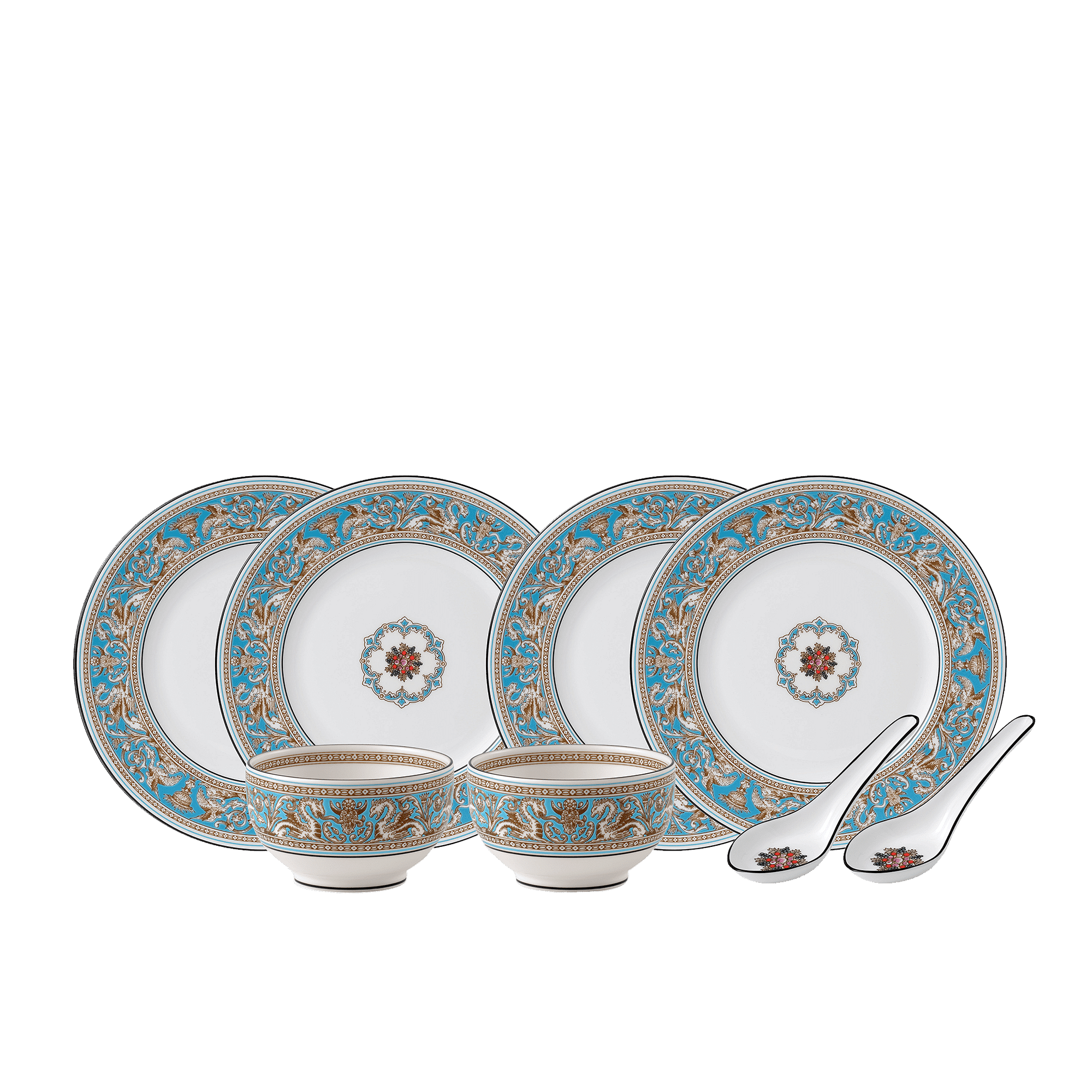 Florentine Turquoise Oval Platter