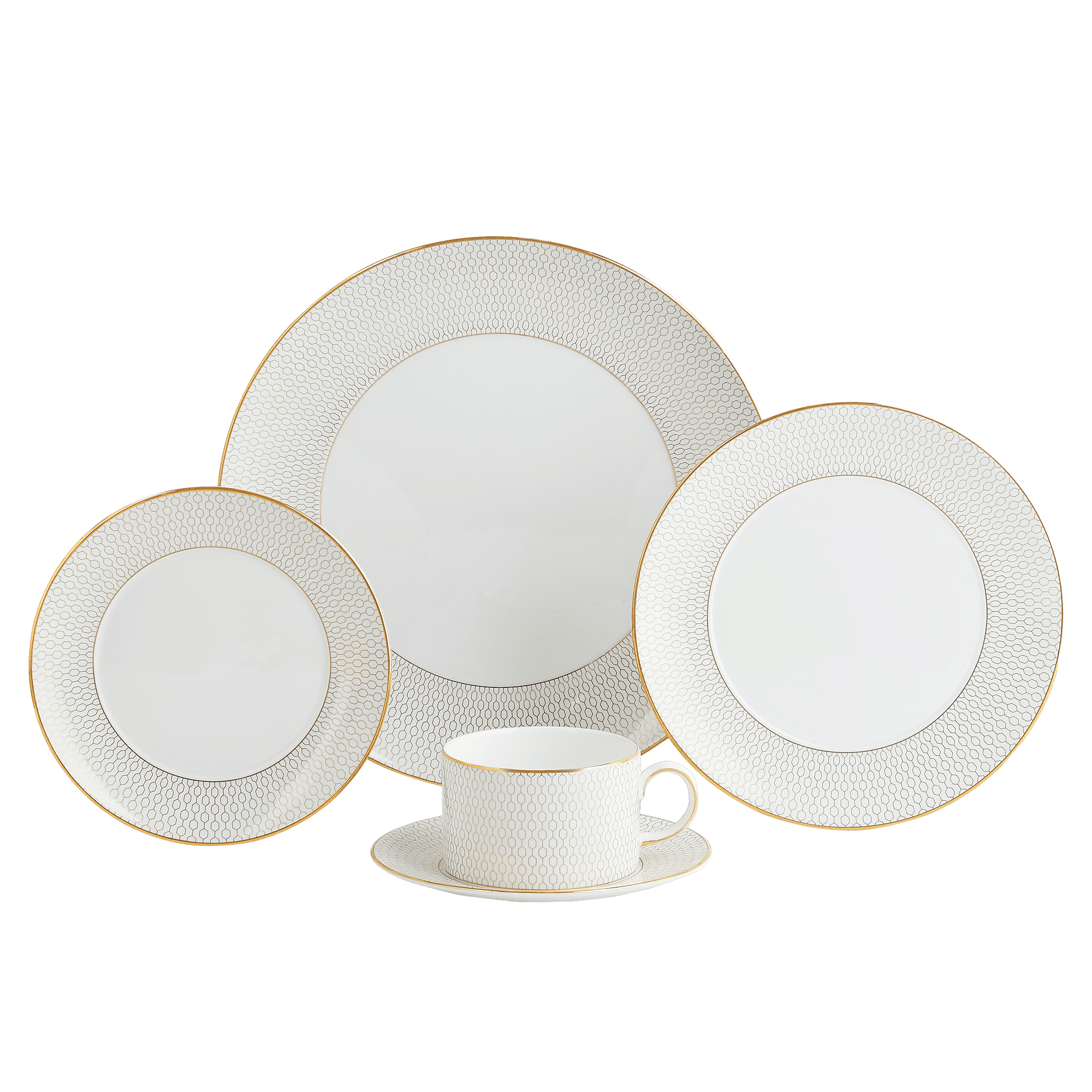 Gio Gold Covered Sugar & Creamer S/2