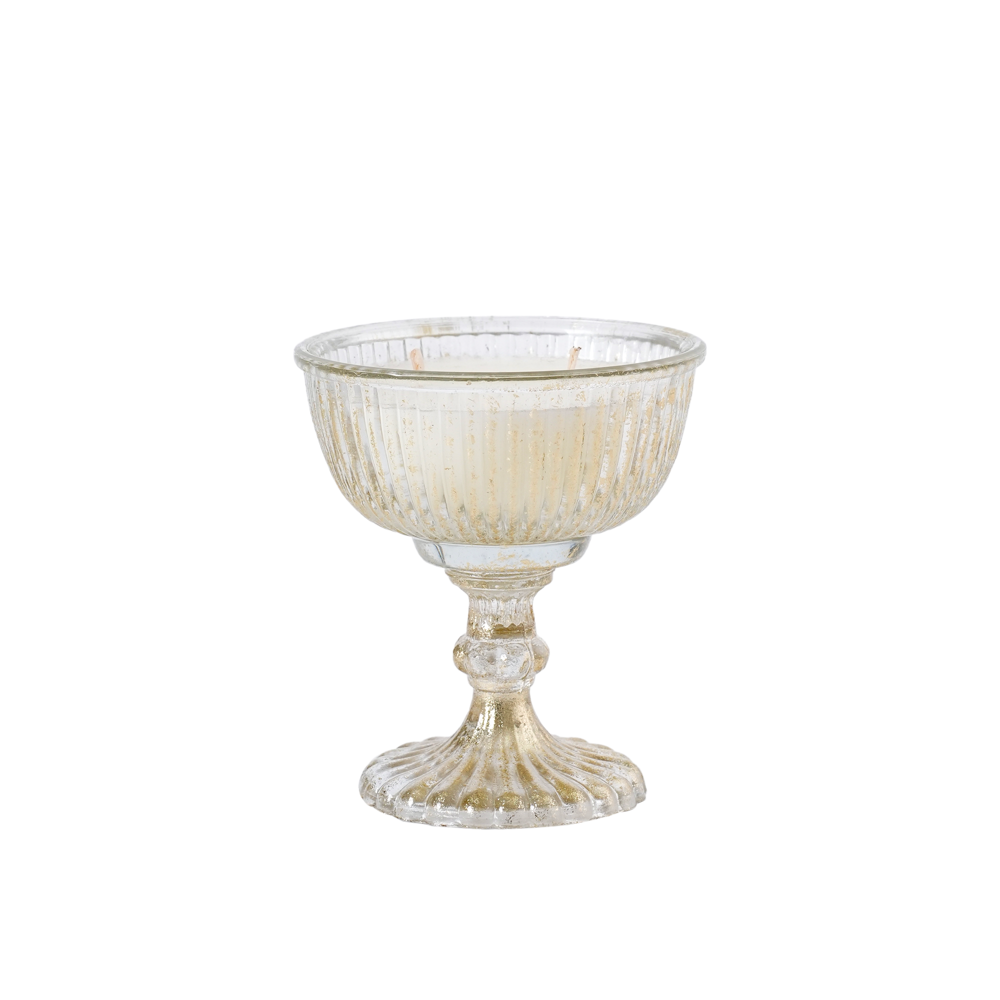 Pedestal Fern Moss Candle H13 cm