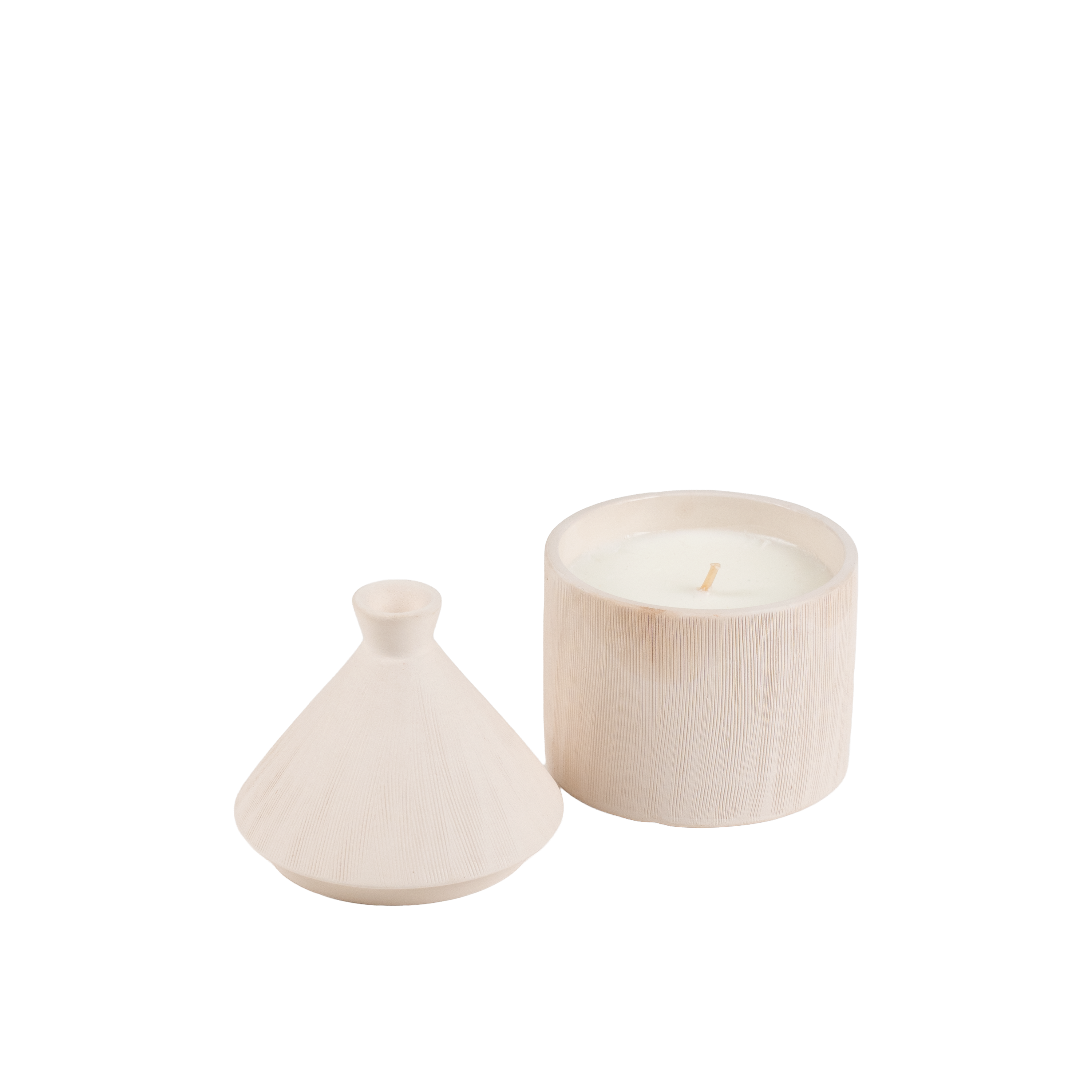 Bougie Tajine Blanche gingembre
