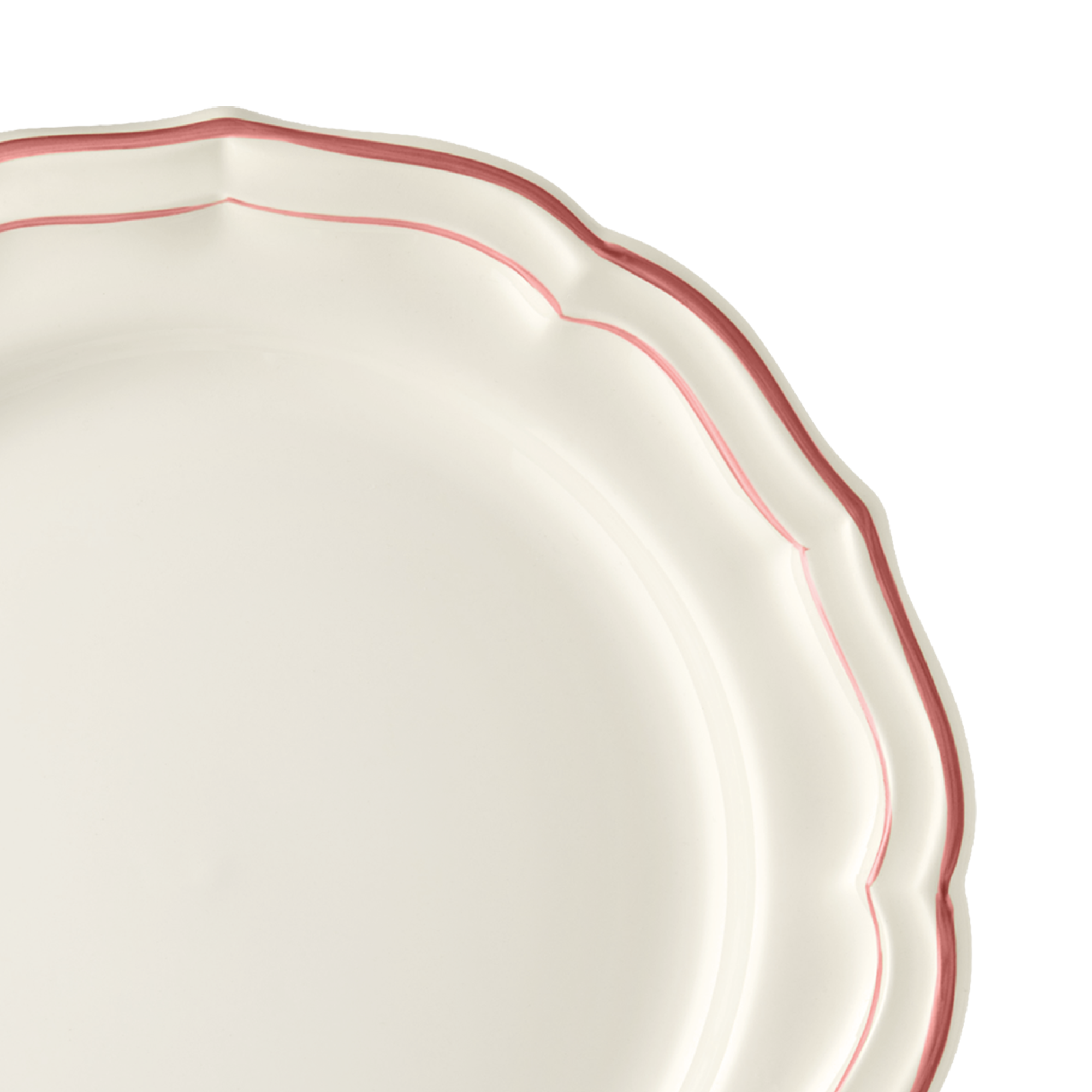 LES FILET DINNER PLATE CORAIL