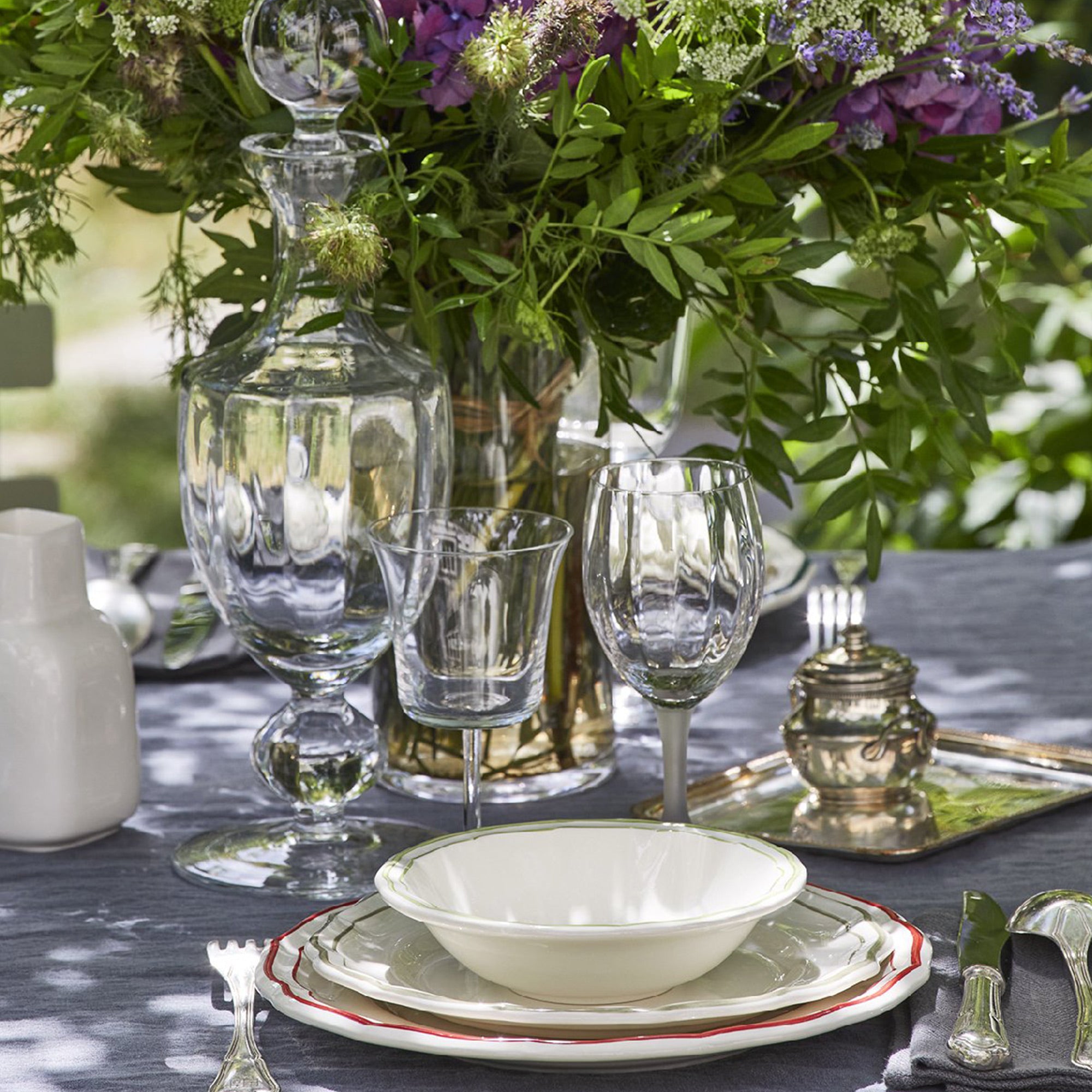 LES FILET DINNER PLATE CORAIL