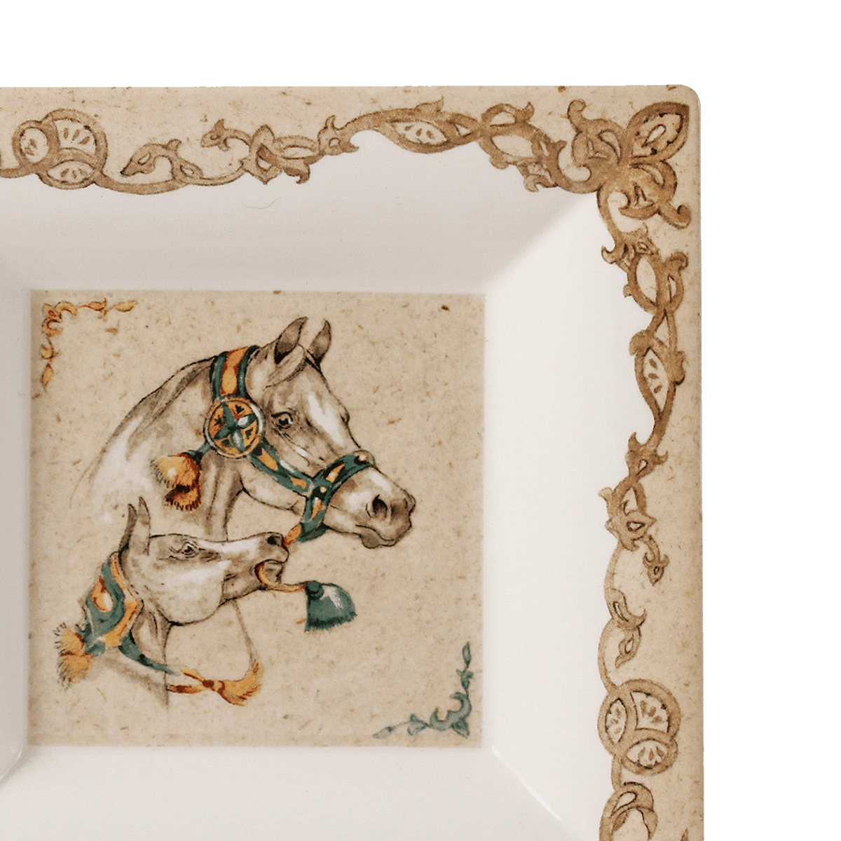 Chevaux Du Vent Square Candy Tray Large