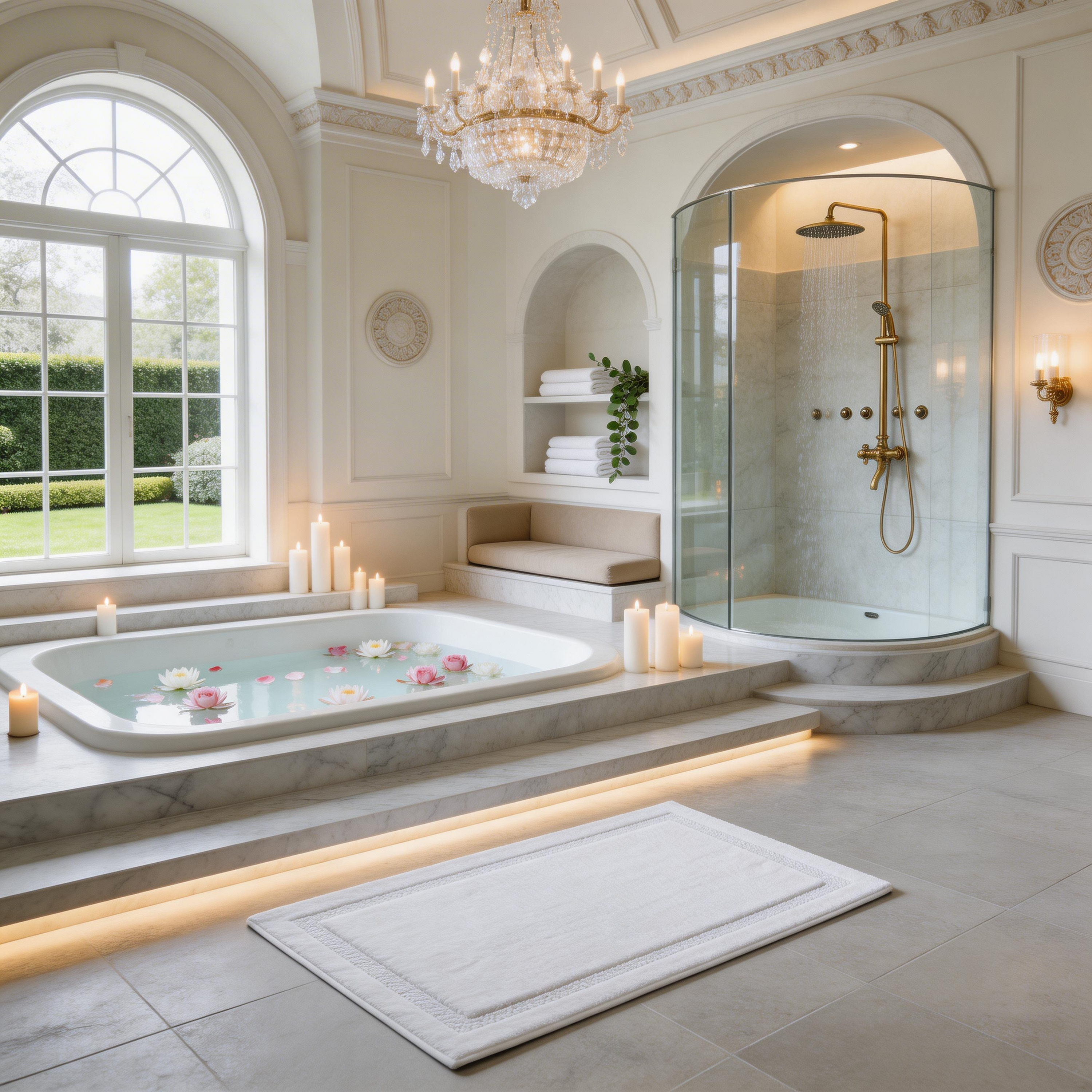 Raffee Drylon Bath Rug