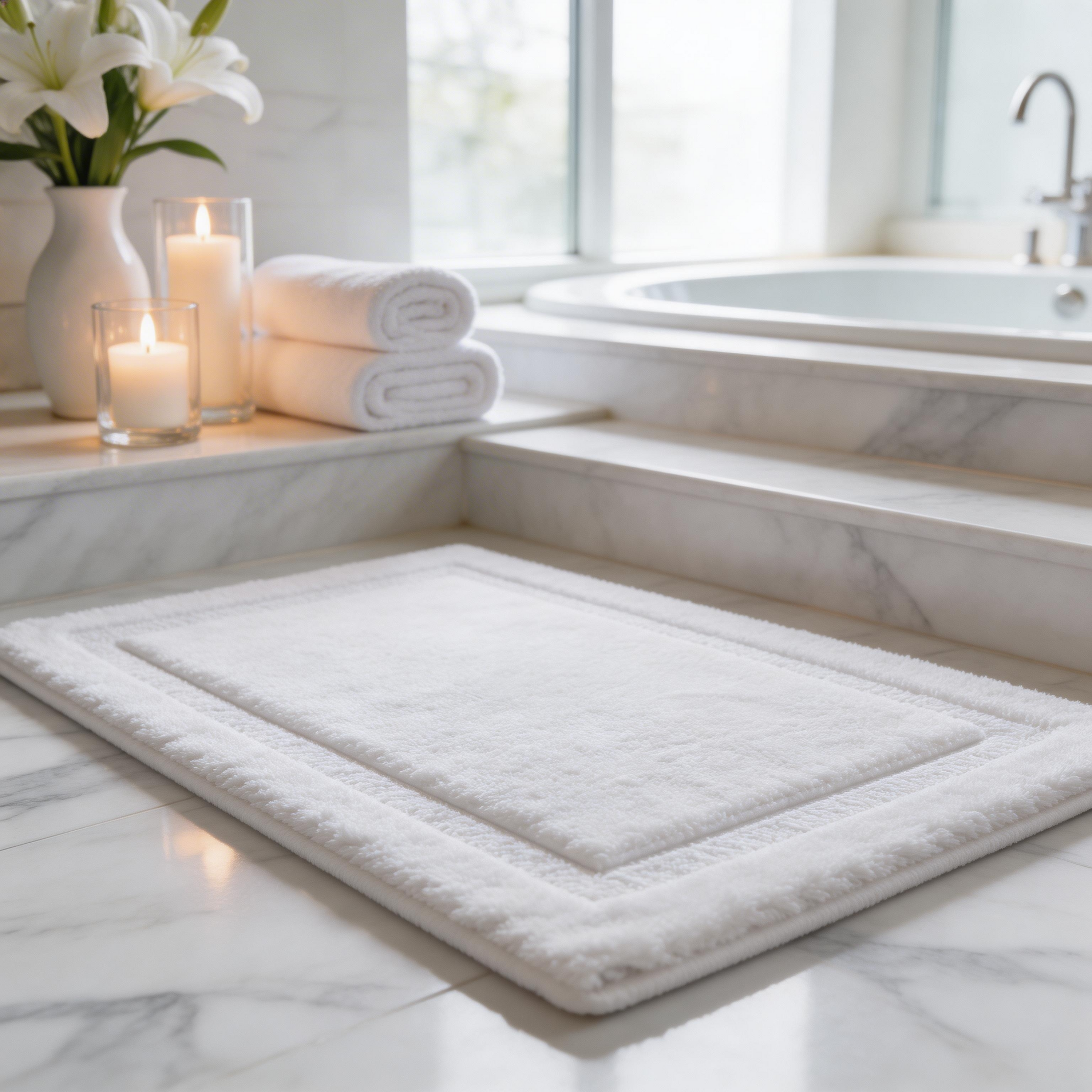 Raffee Drylon Bath Rug