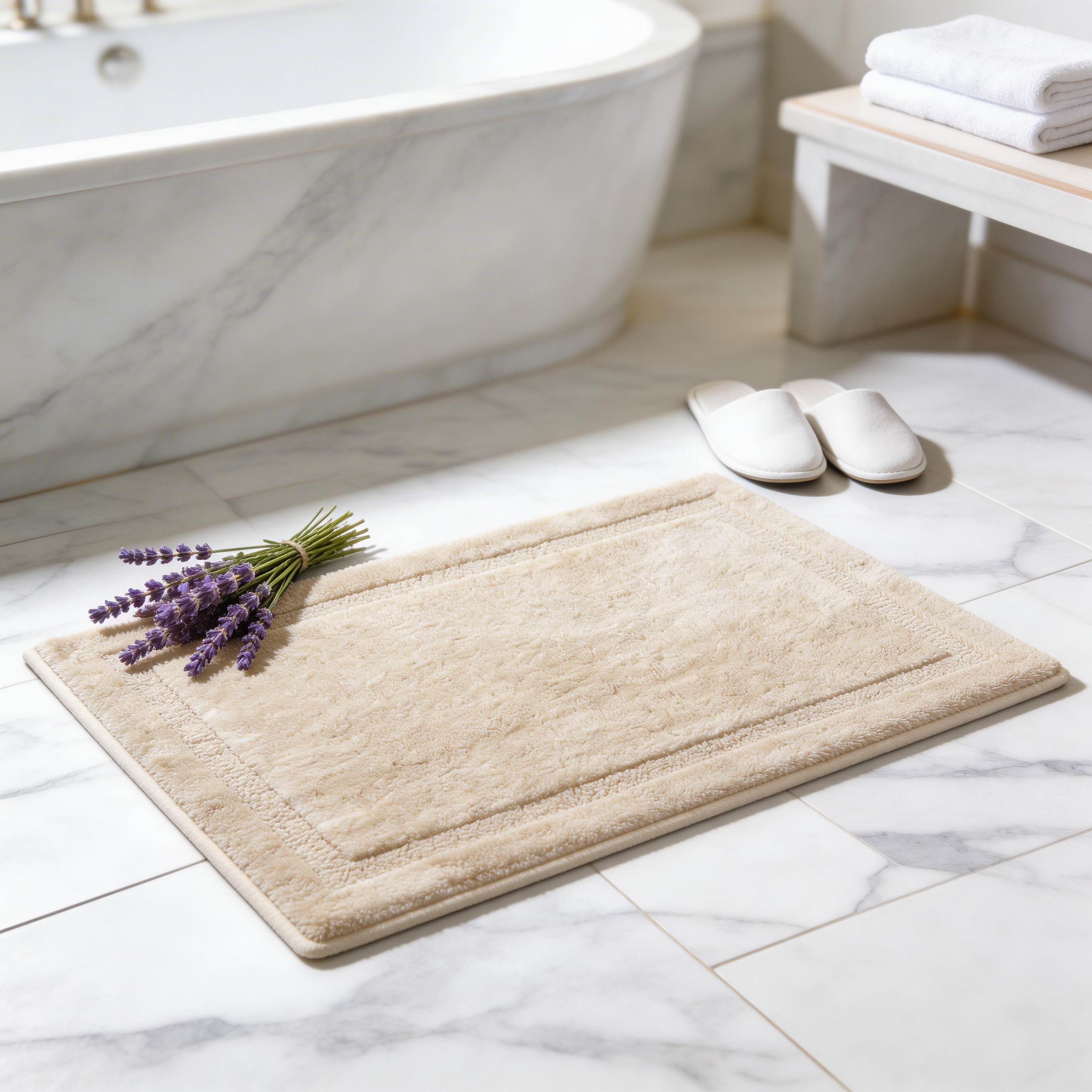 Raffee Drylon Bath Rug
