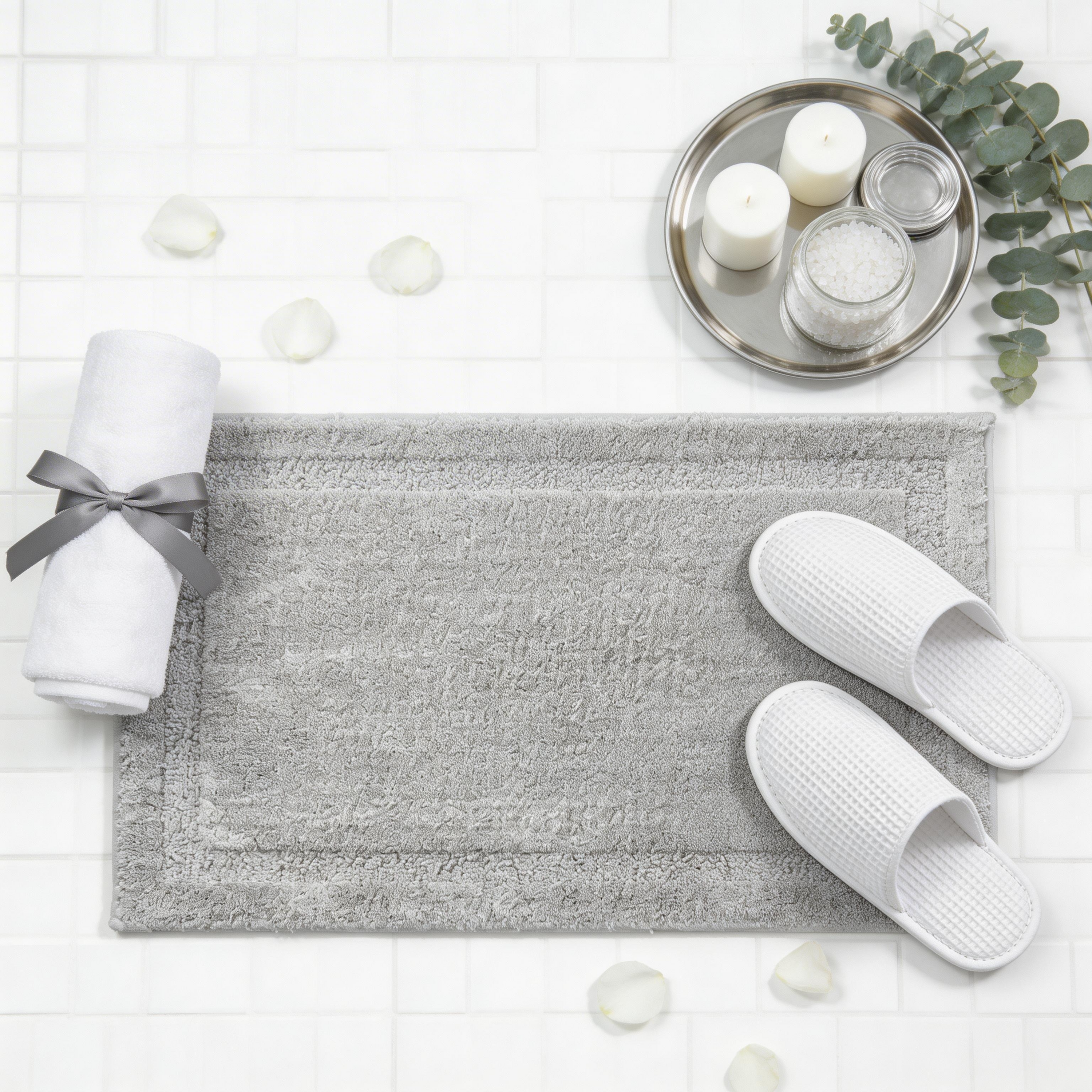 Raffee Drylon Bath Rug