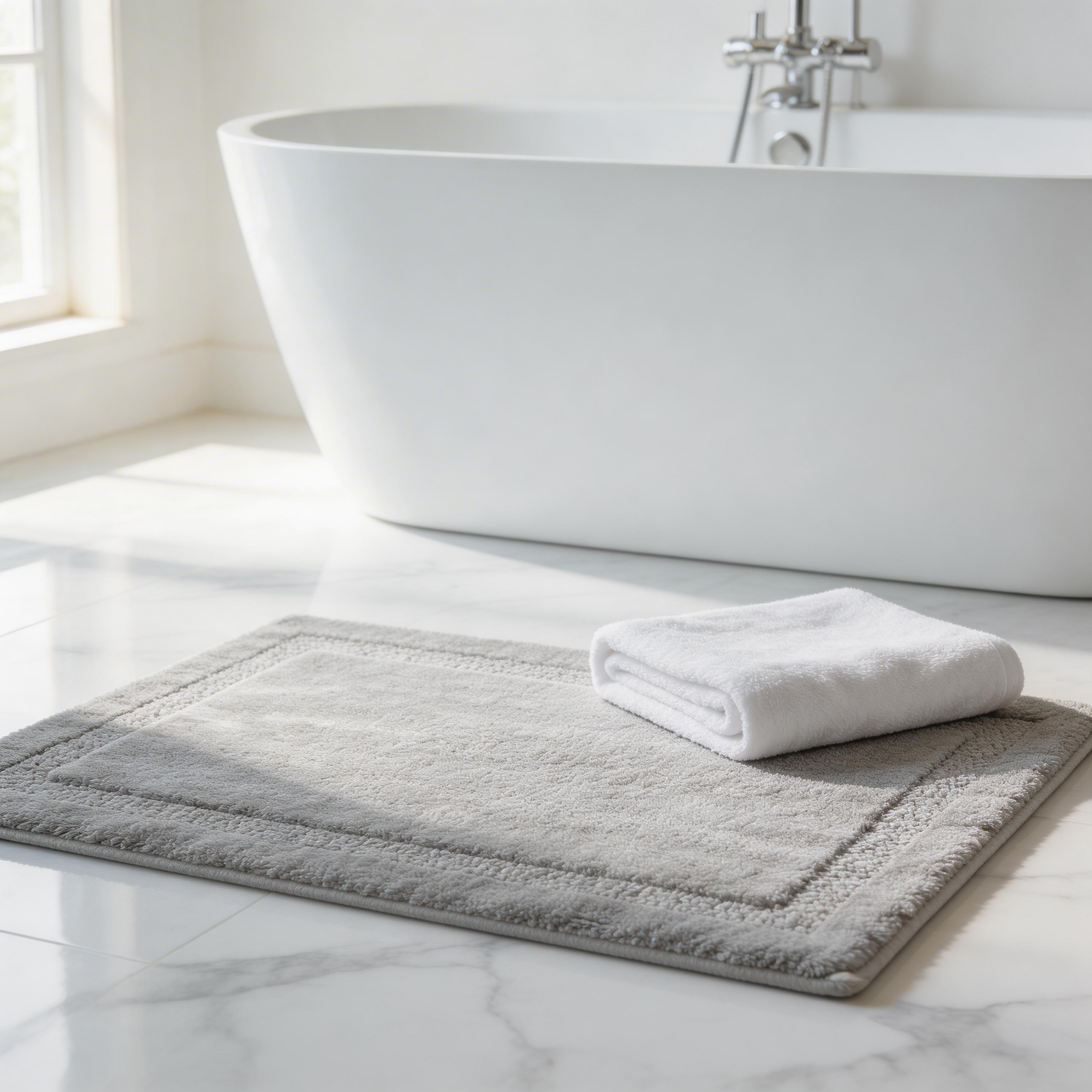 Raffee Drylon Bath Rug