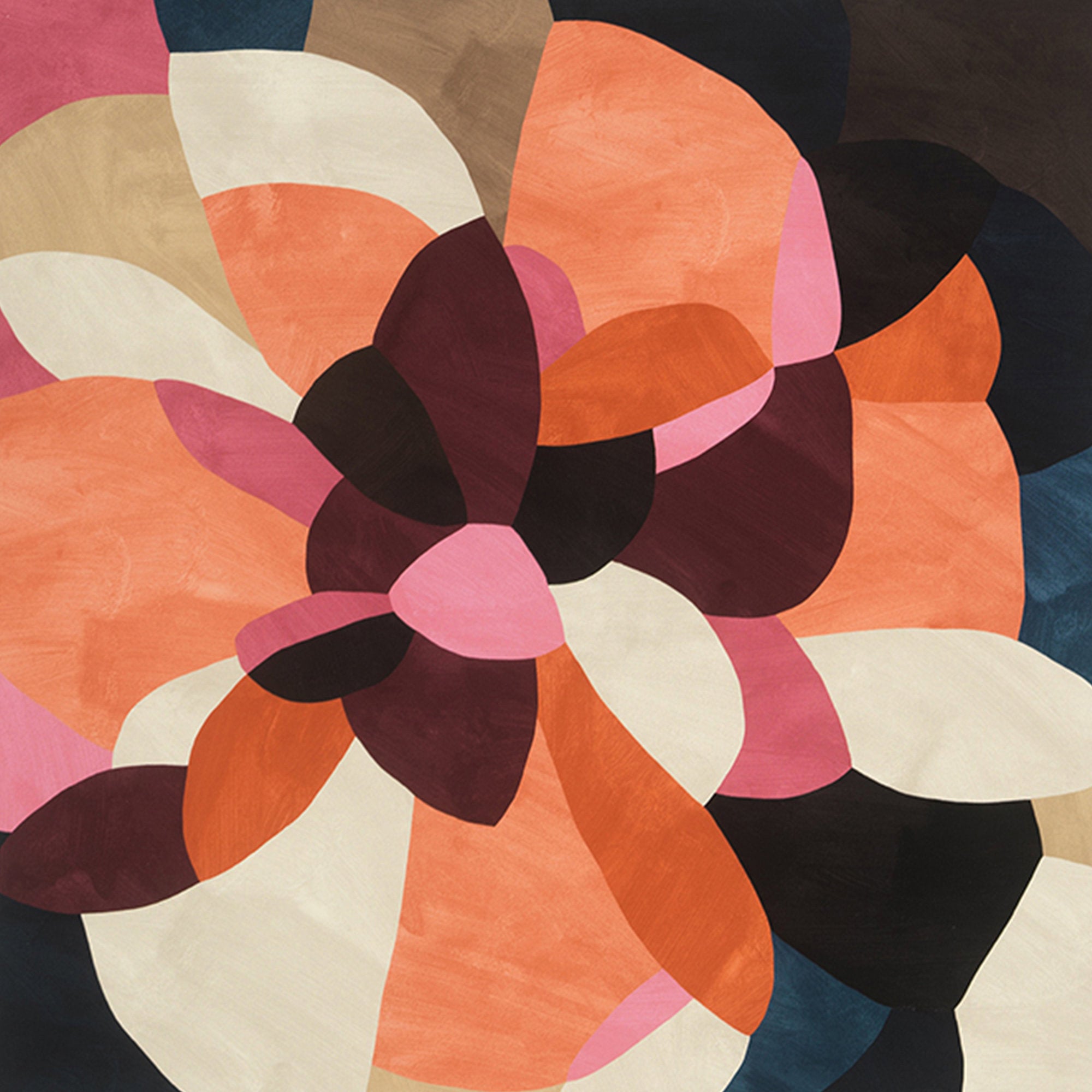 Contemporary Art Hidden Floral - Thrive