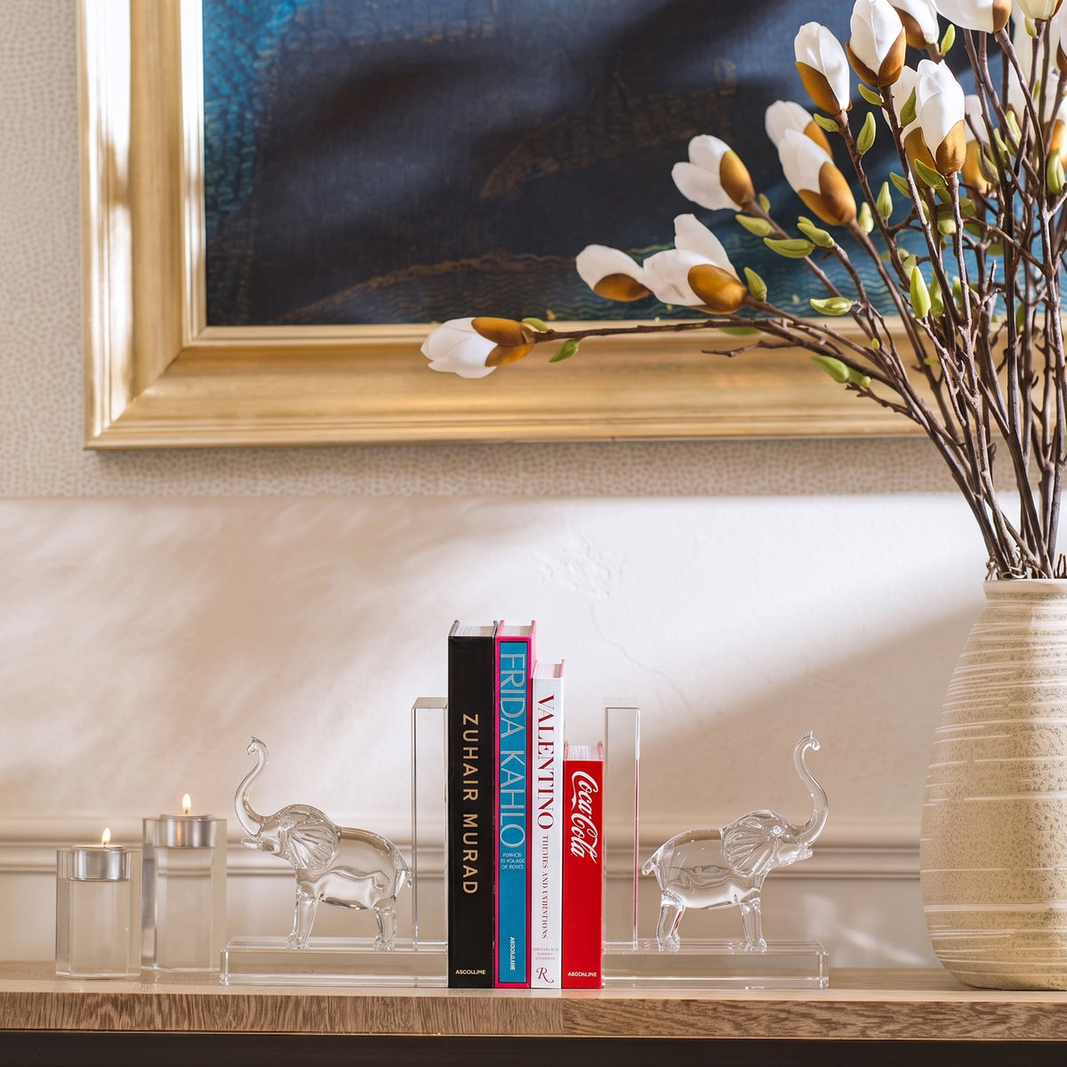 Tusk Elephant Bookend