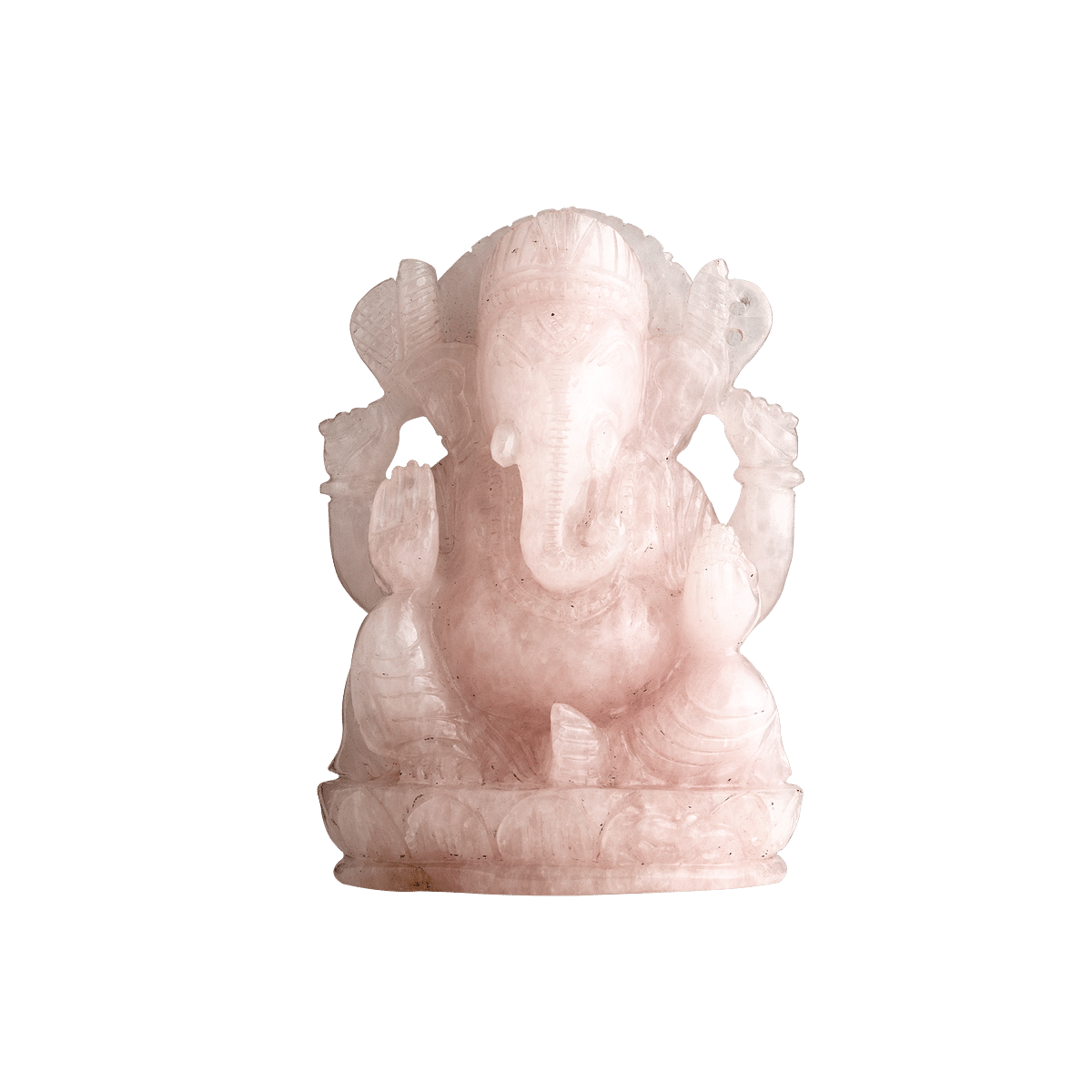 Rose Quartz Ganesha