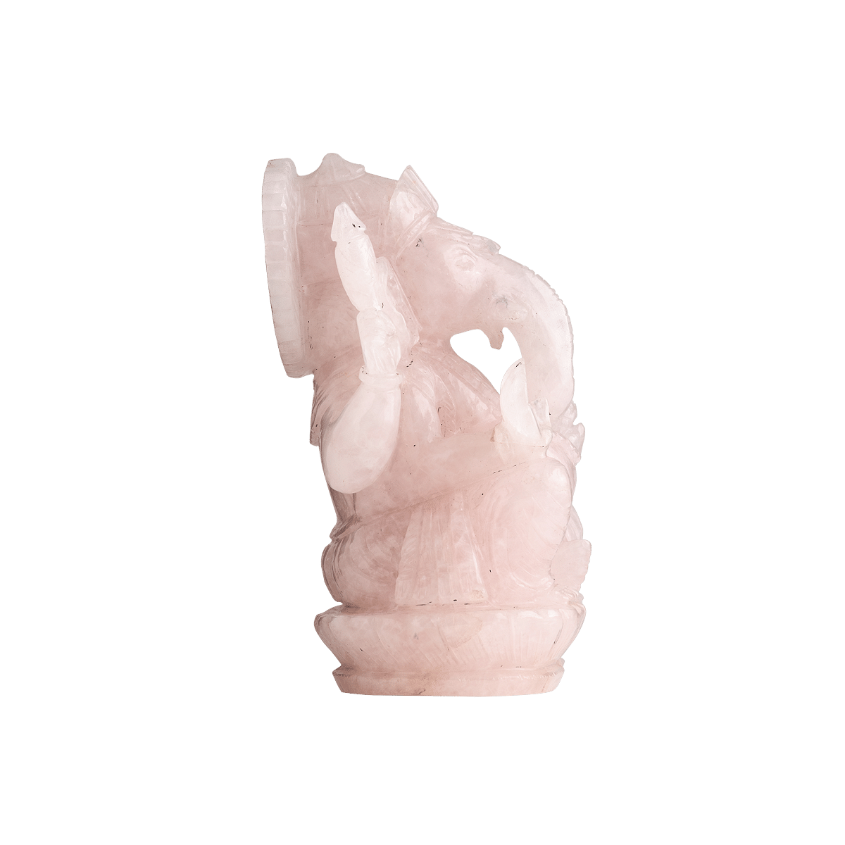 Rose Quartz Ganesha