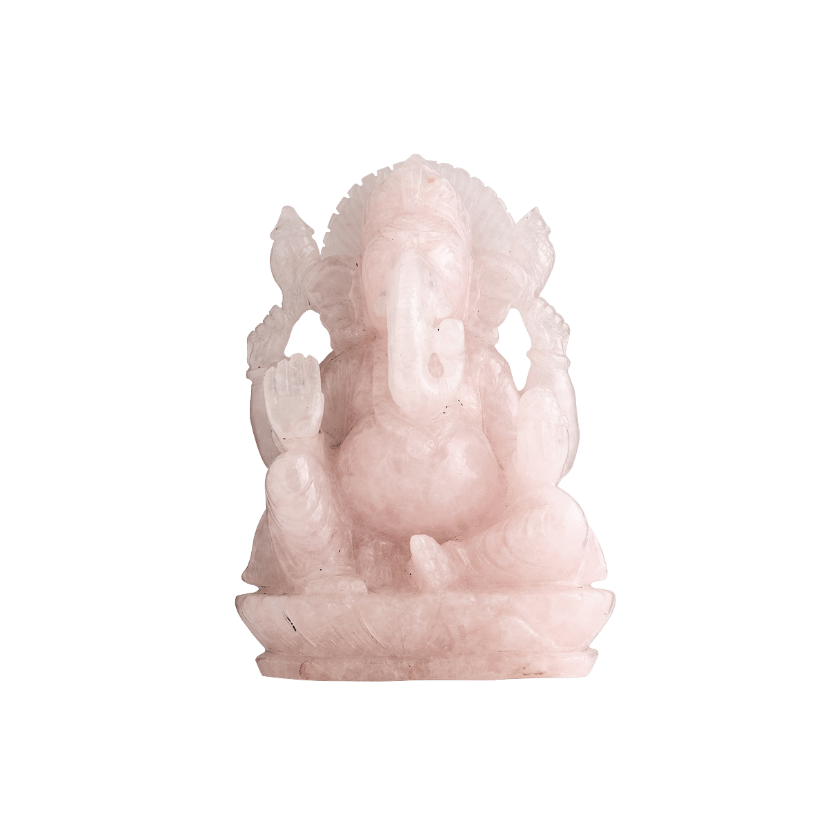 Rose Quartz Ganesha