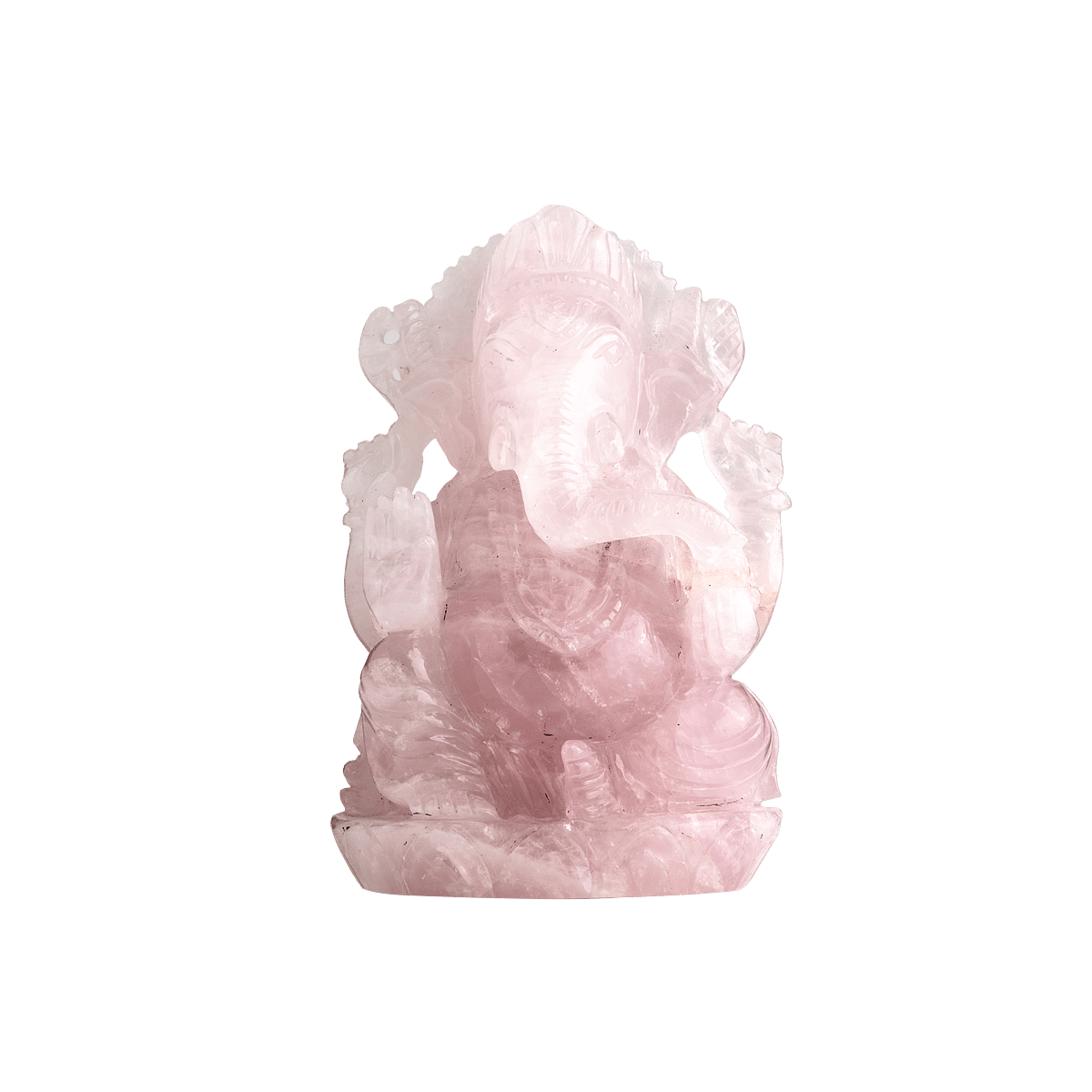 Rose Quartz Ganesha