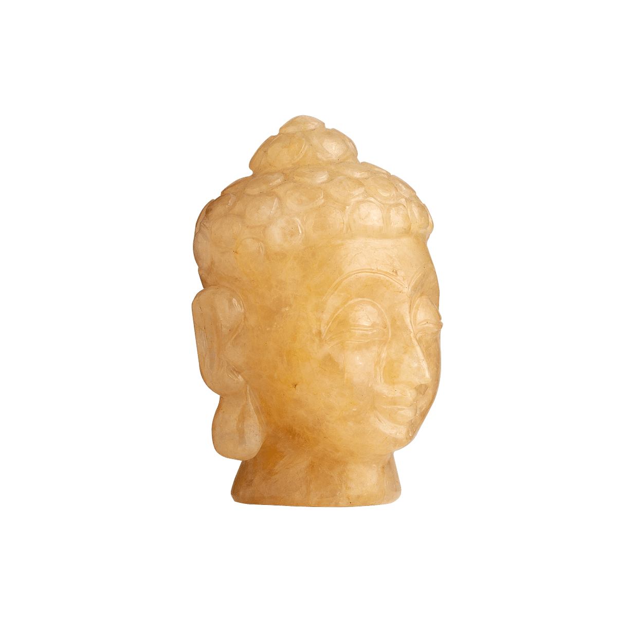 Amber Quartz Buddha