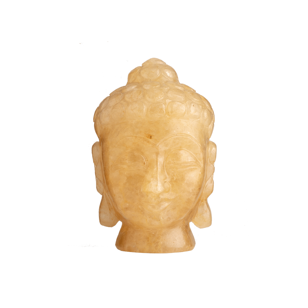 Amber Quartz Buddha