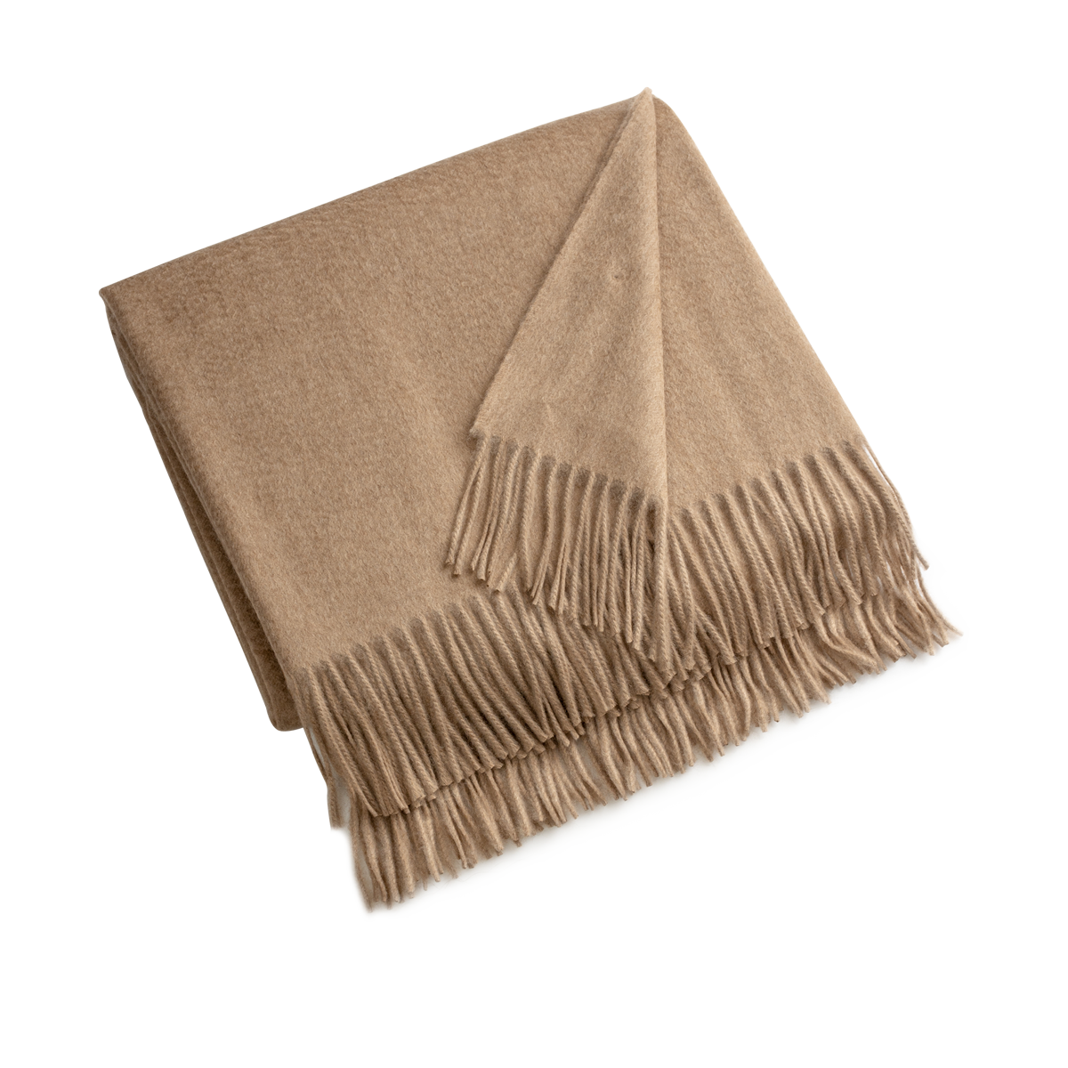 Arran Plain 100% Cashmere Throw Blanket