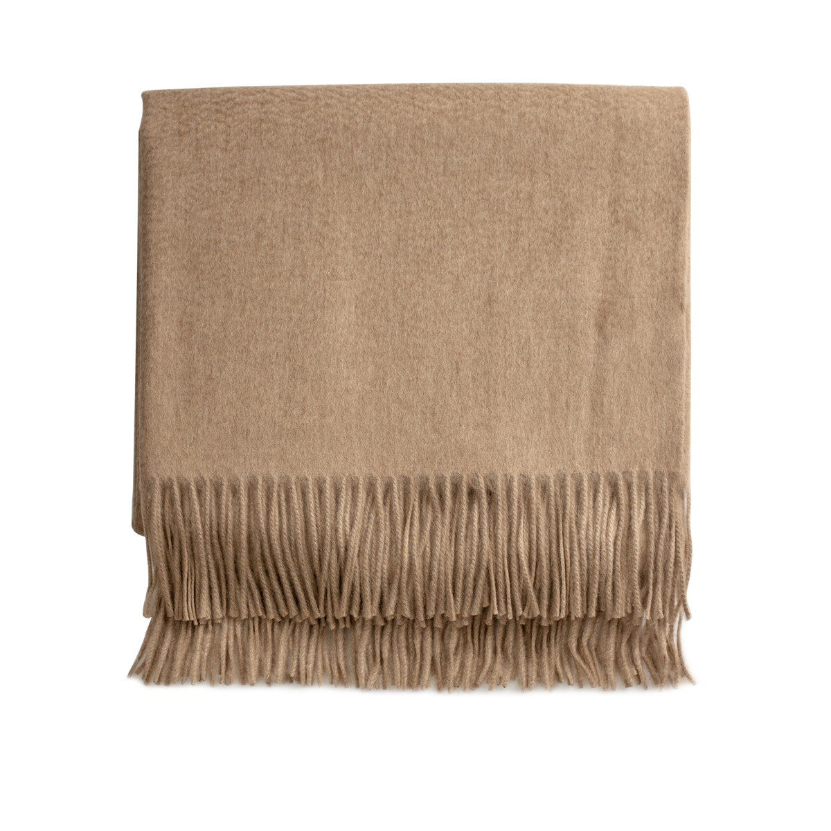 Arran Plain 100% Cashmere Throw Blanket