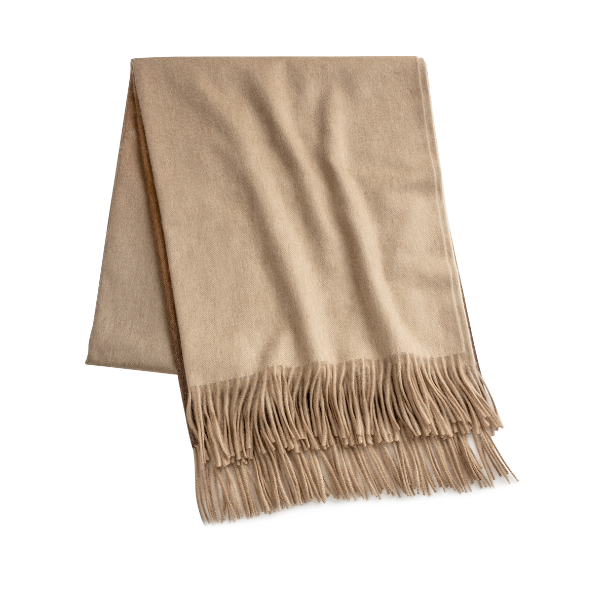 Arran Plain 100% Cashmere Throw Blanket