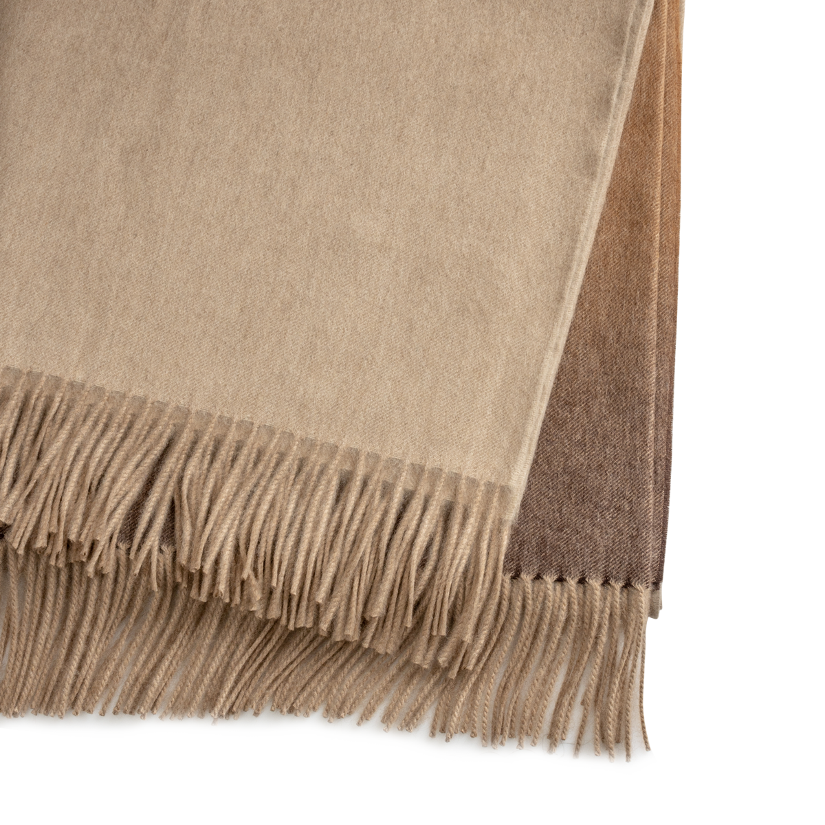 Arran Plain 100% Cashmere Throw Blanket
