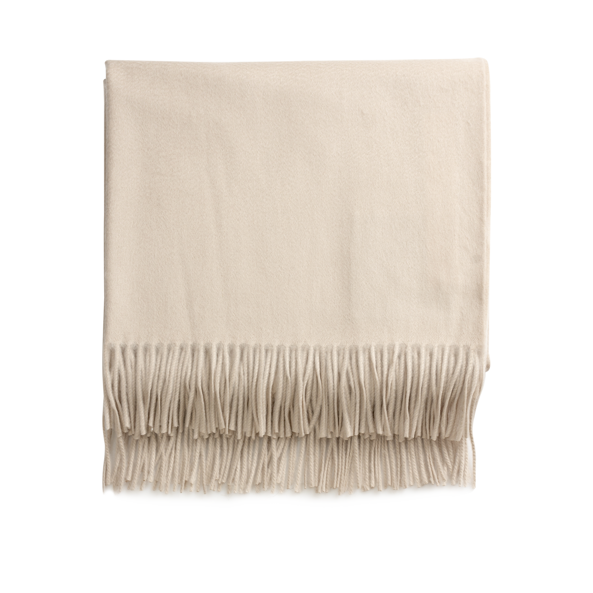 Arran Plain 100% Cashmere Throw Blanket