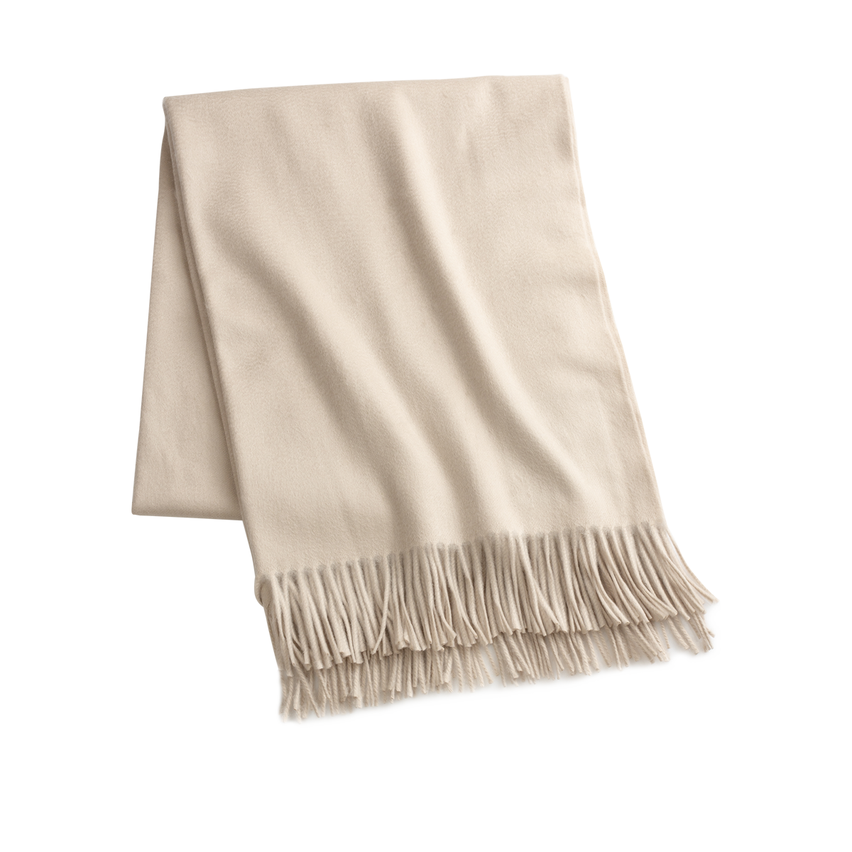 Arran Plain 100% Cashmere Throw Blanket