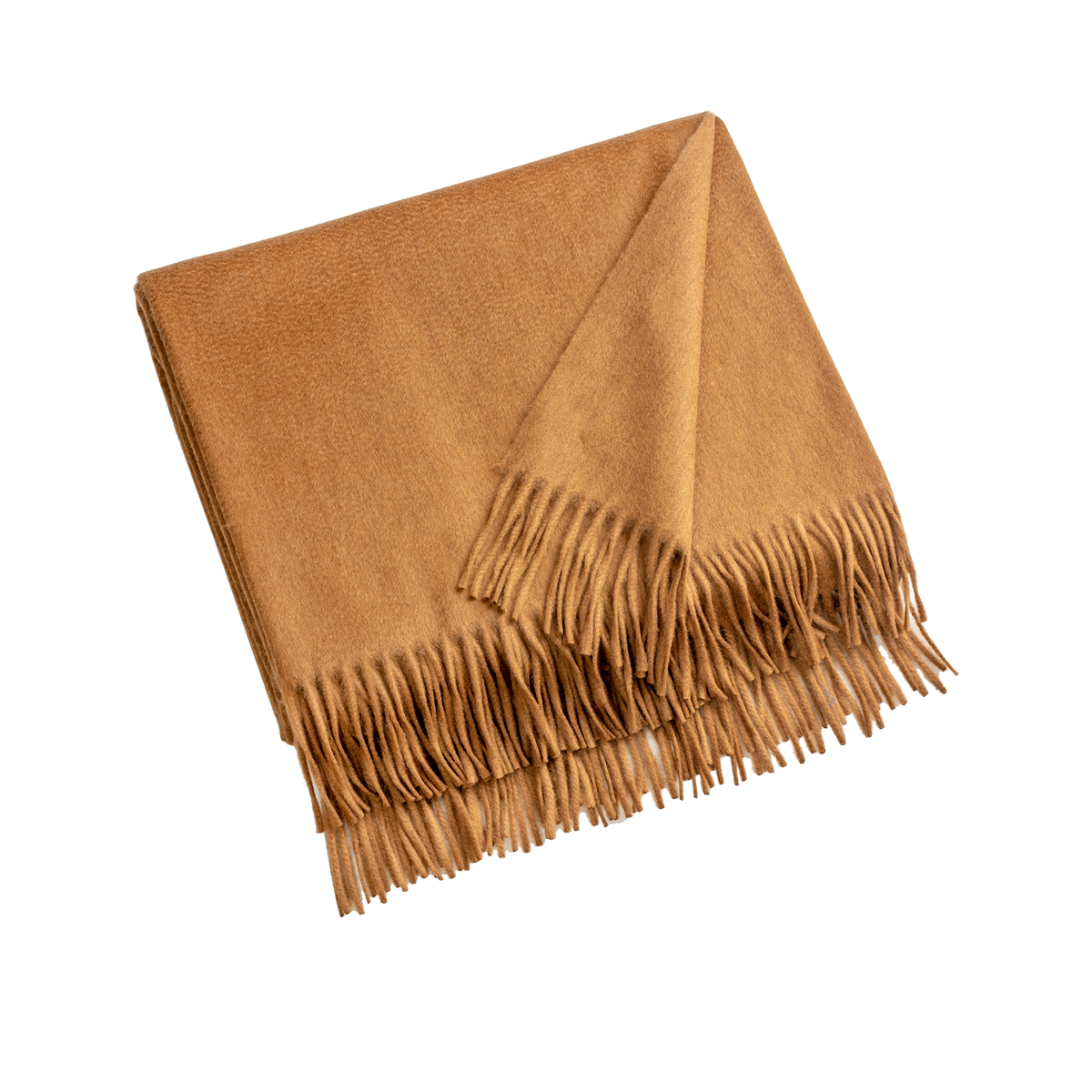Arran Plain 100% Cashmere Throw Blanket