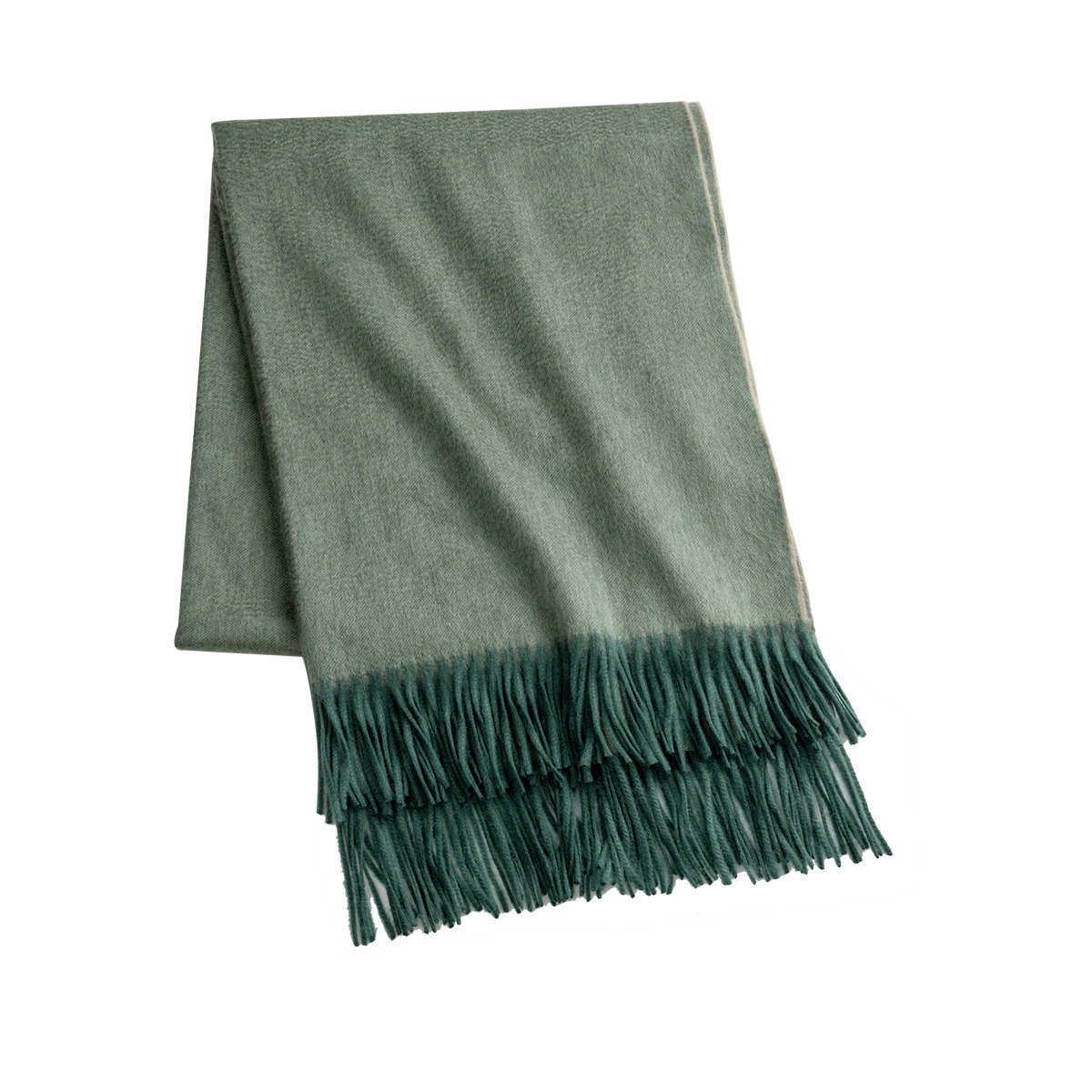 Arran Plain 100% Cashmere Throw Blanket