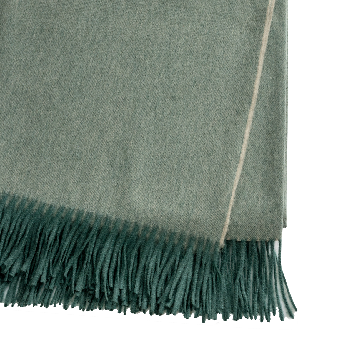 Arran Plain 100% Cashmere Throw Blanket