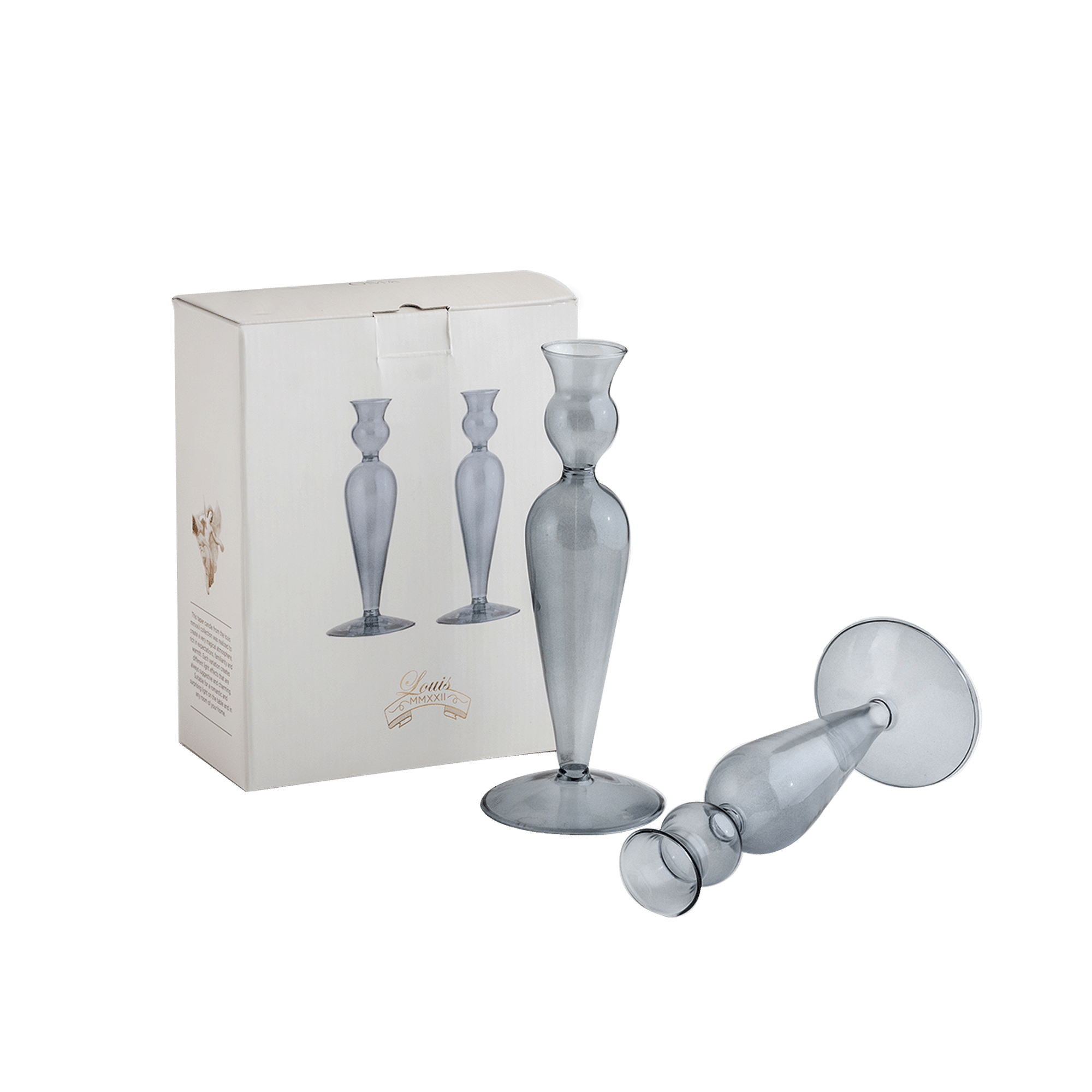 Louis MMXXIII Taper Candle Holder S/2