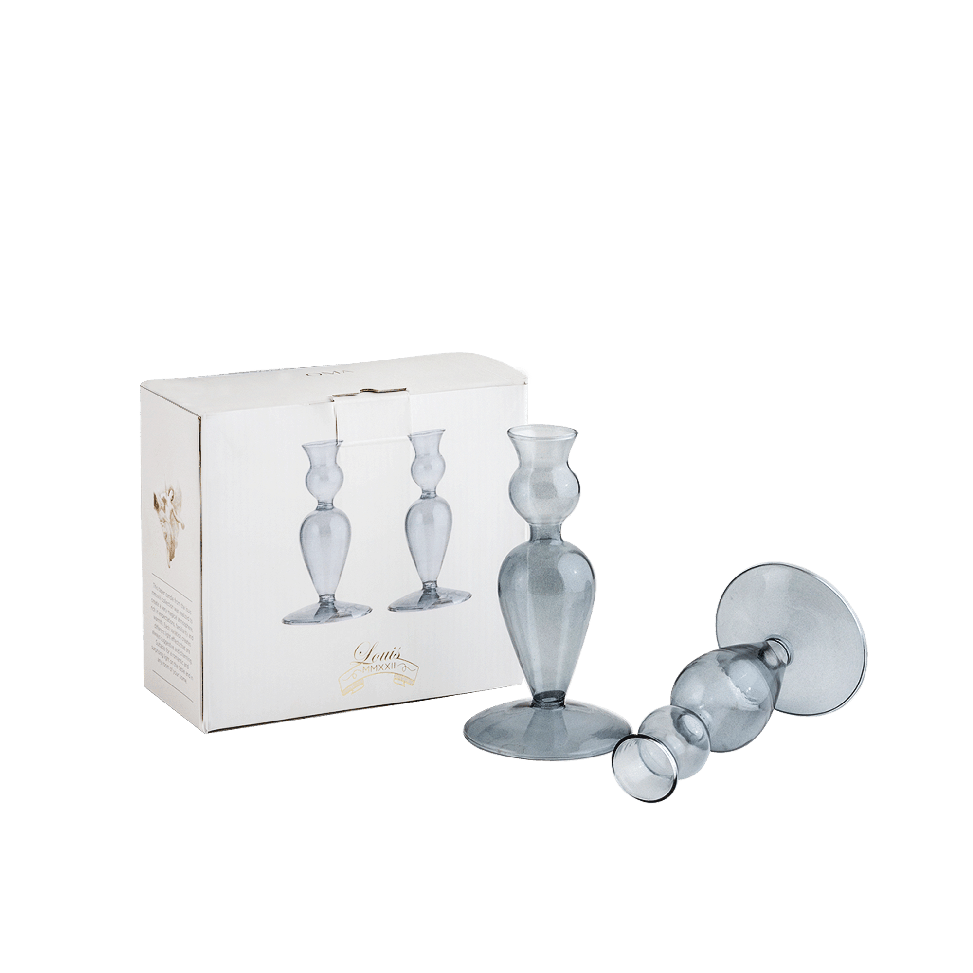 Louis MMXXIII Taper Candle Holder S/2