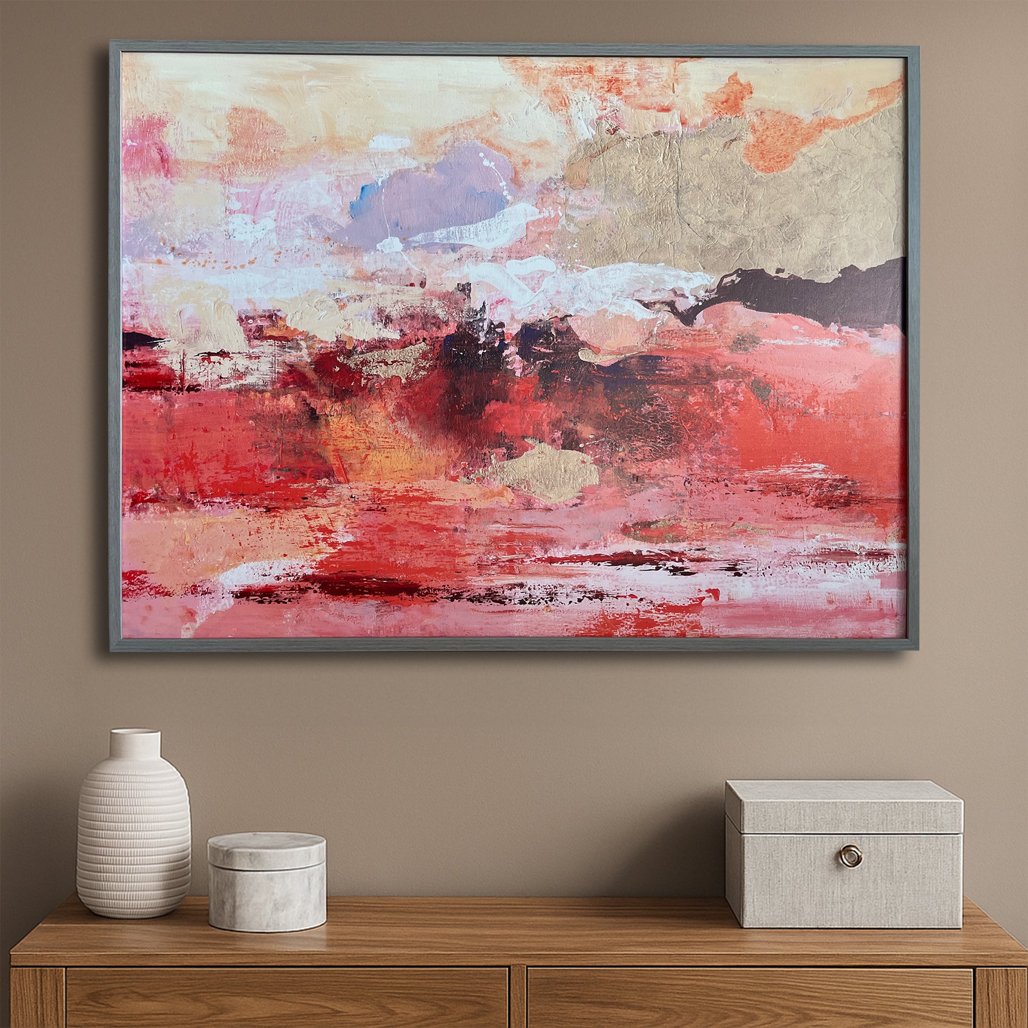 Spectrum Wall Art Red L120 cm