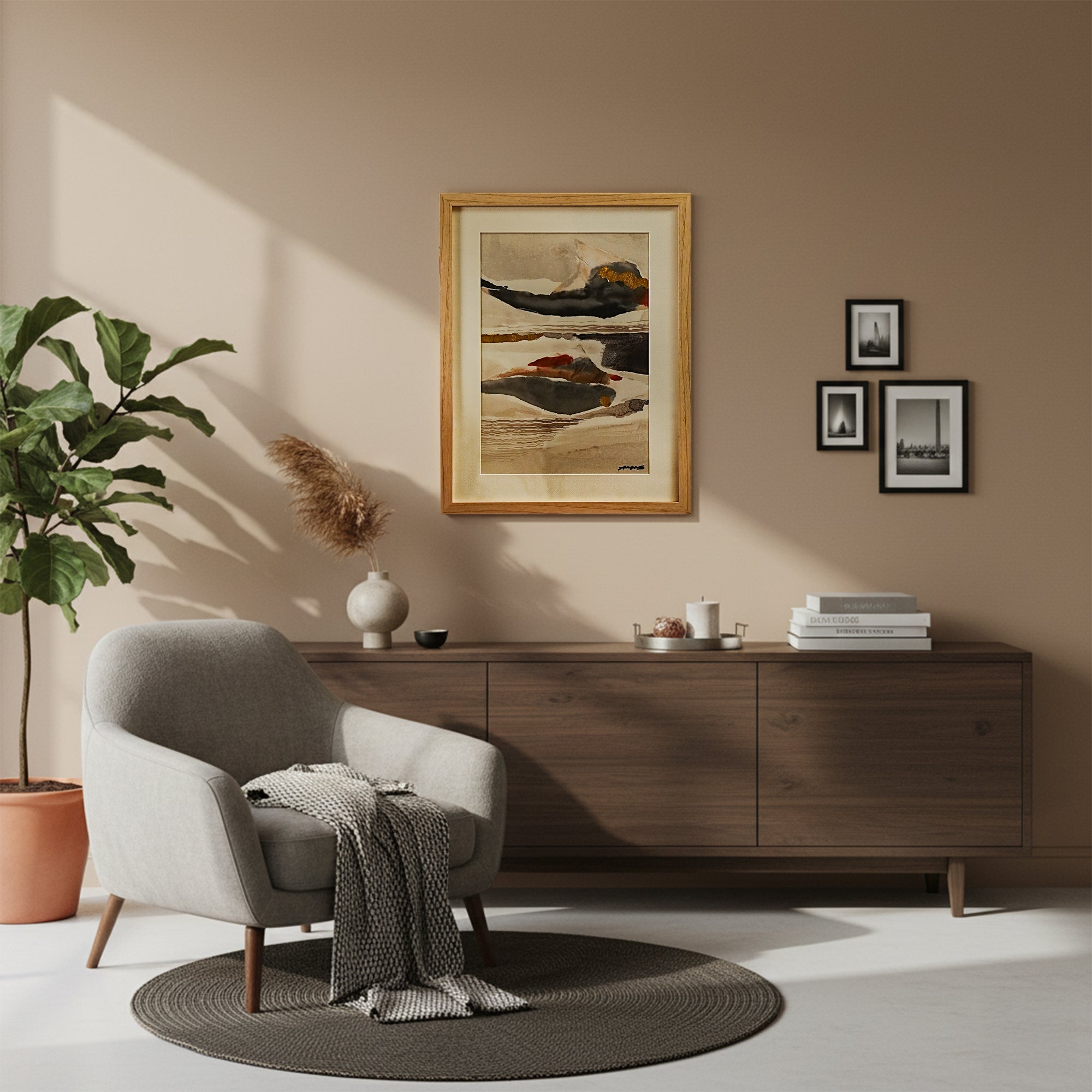 Spectrum Wall Art Grey