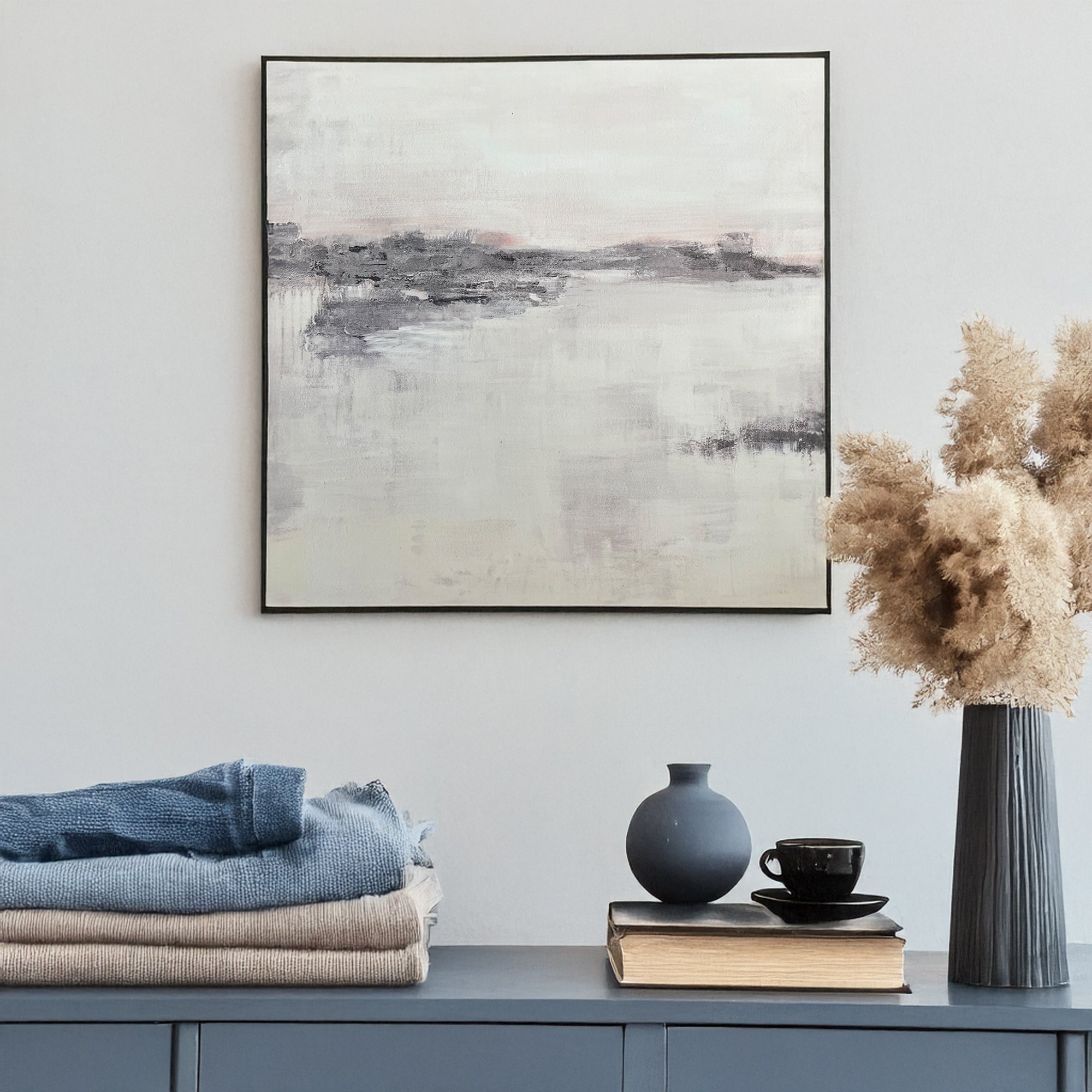 Spectrum Wall Art Grey/White
