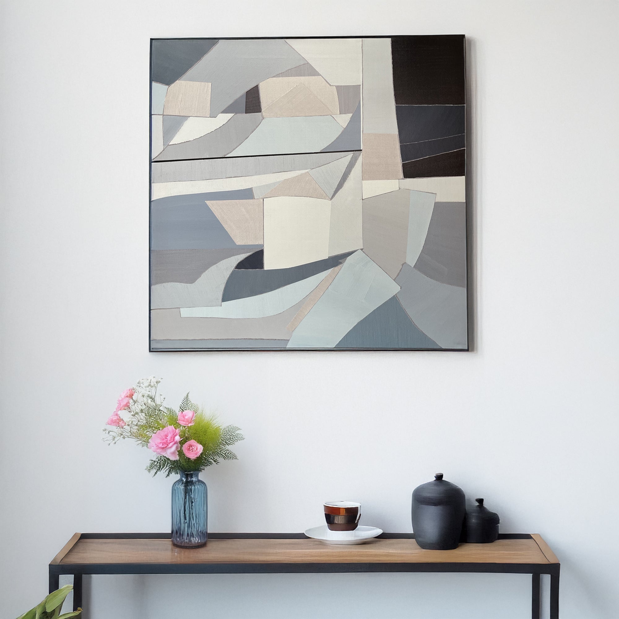 Spectrum Wall Art White/Blue