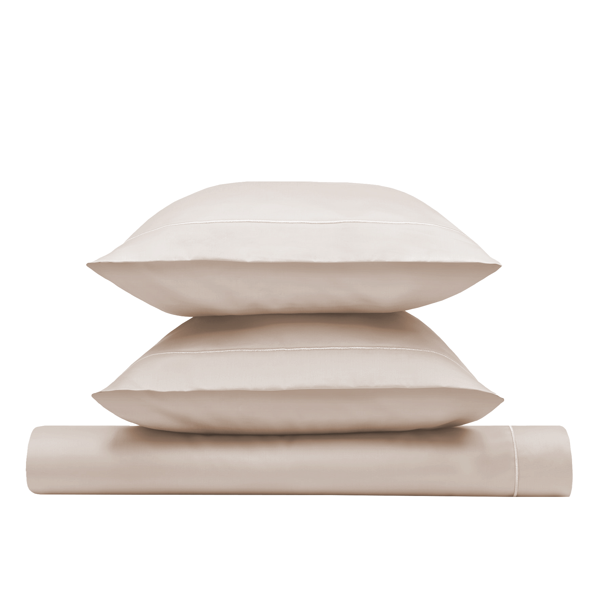 Dalia 100% Egyptian Cotton Sateen King Flat Sheet