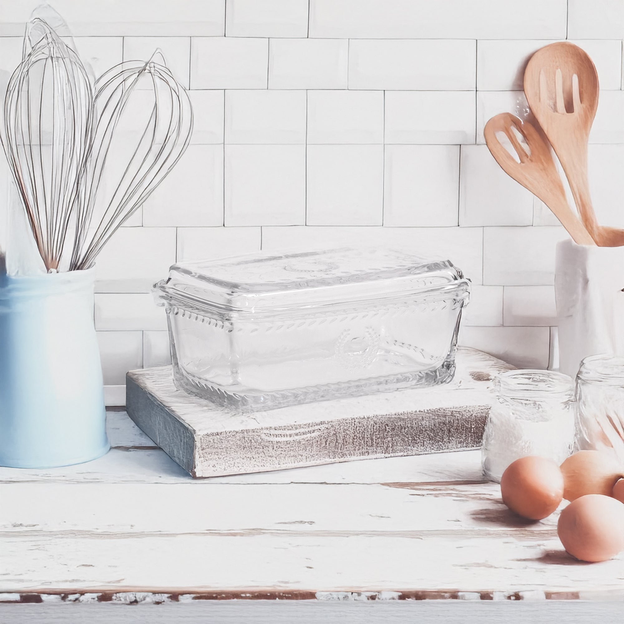 Wreath Butter Dish