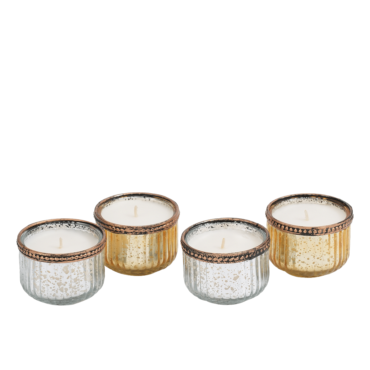 Paola Rosa Diya Scented Candle S/4