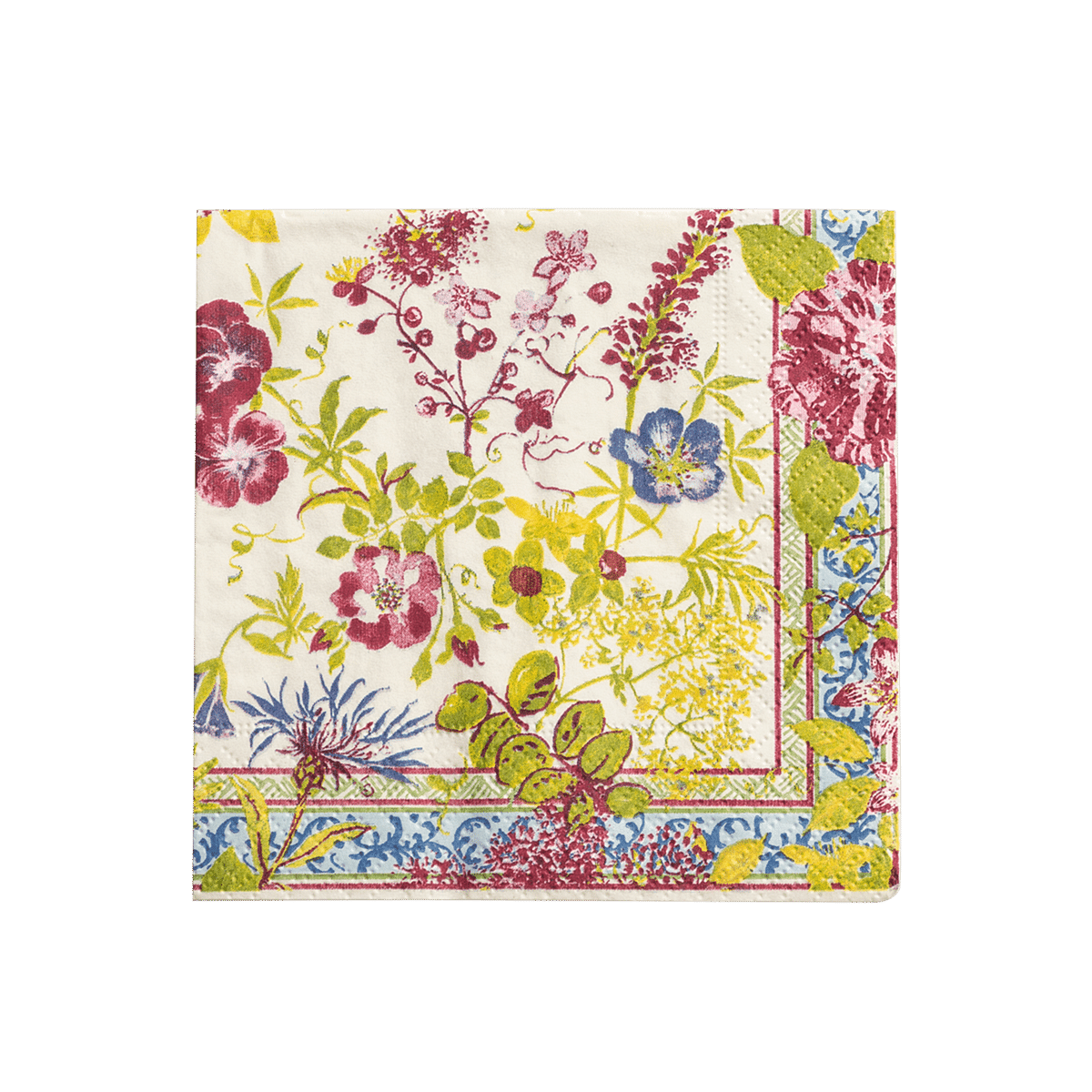 Napkin-Millefleurs Multicolor Cocktail