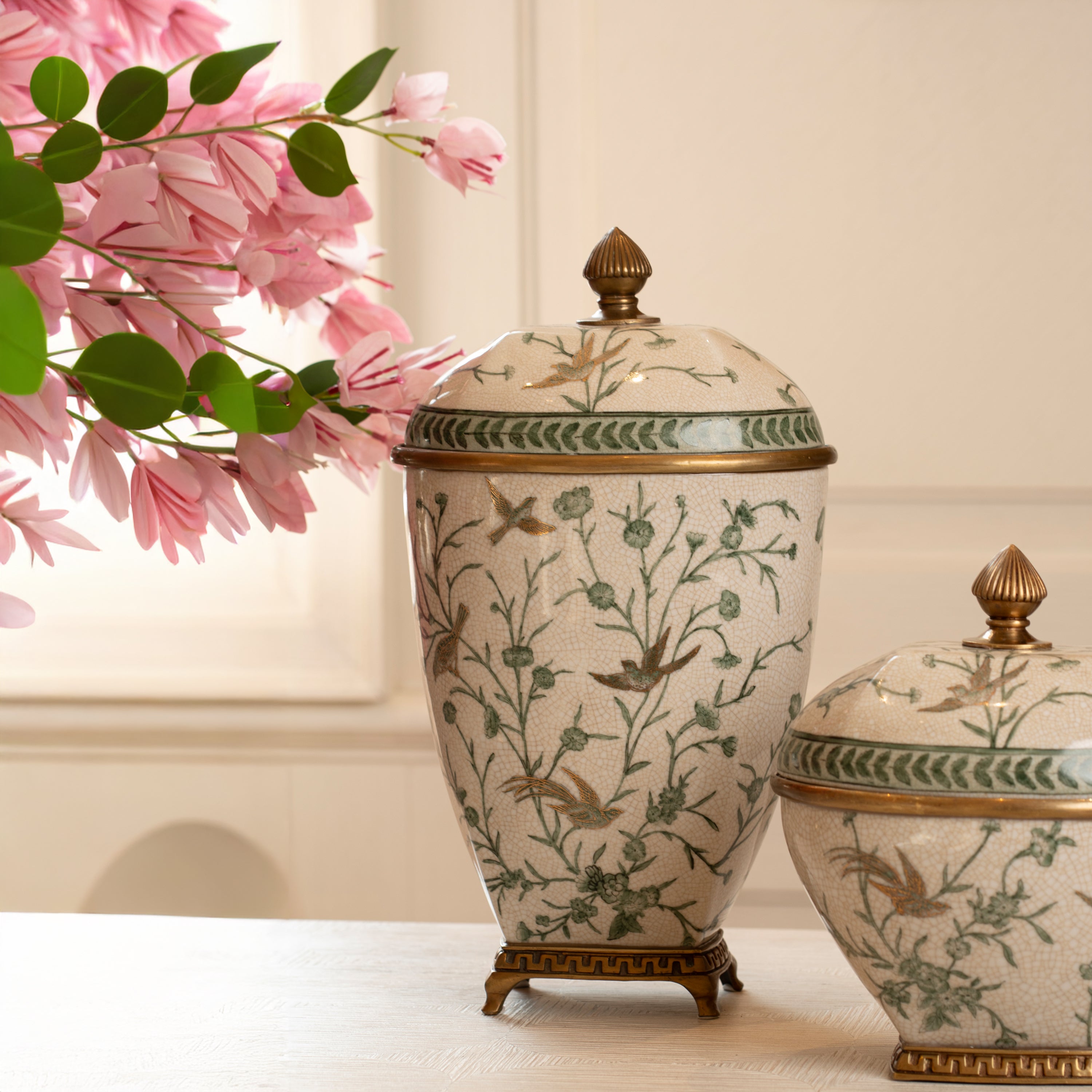 Elegant Eden Ginger Jar