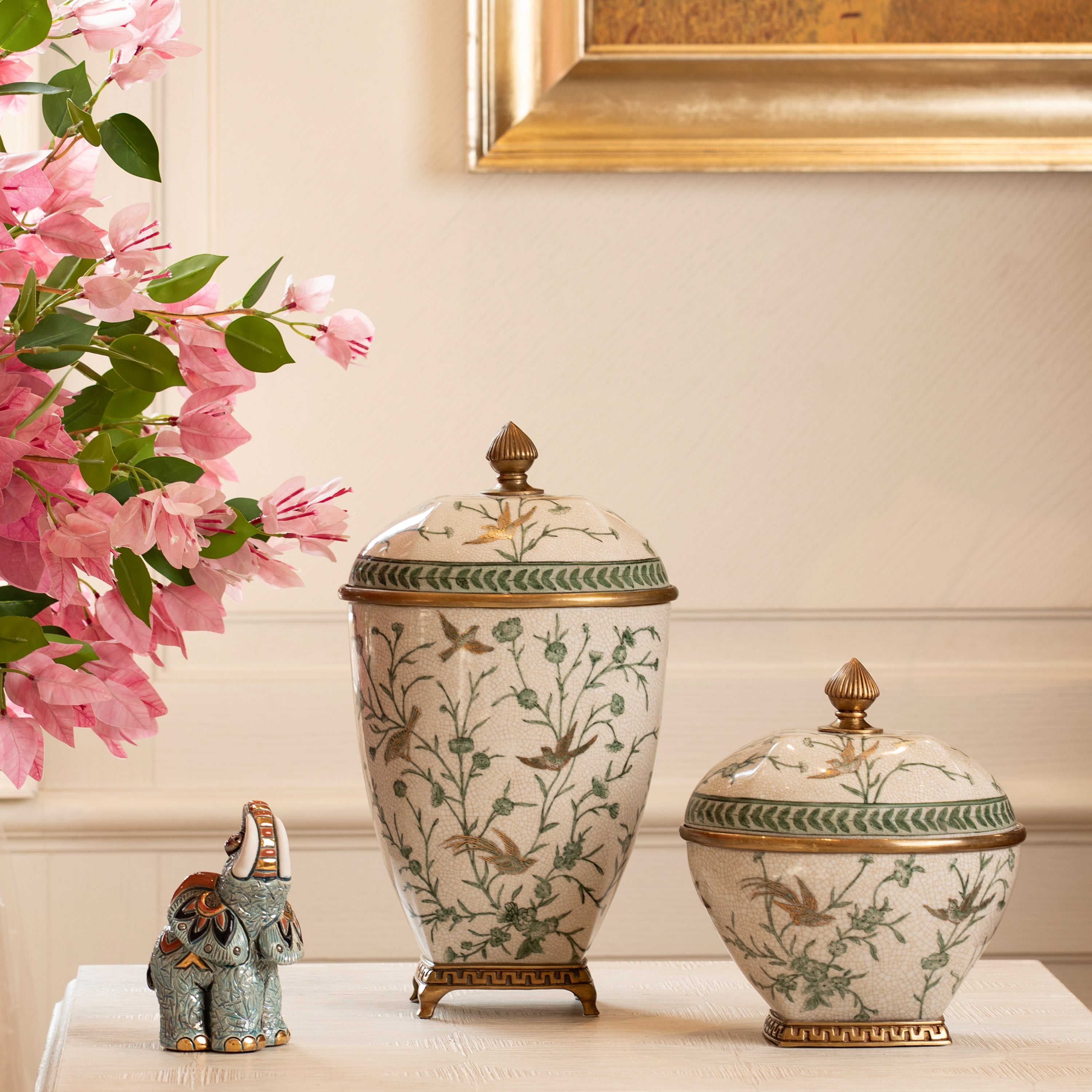 Elegant Eden Ginger Jar