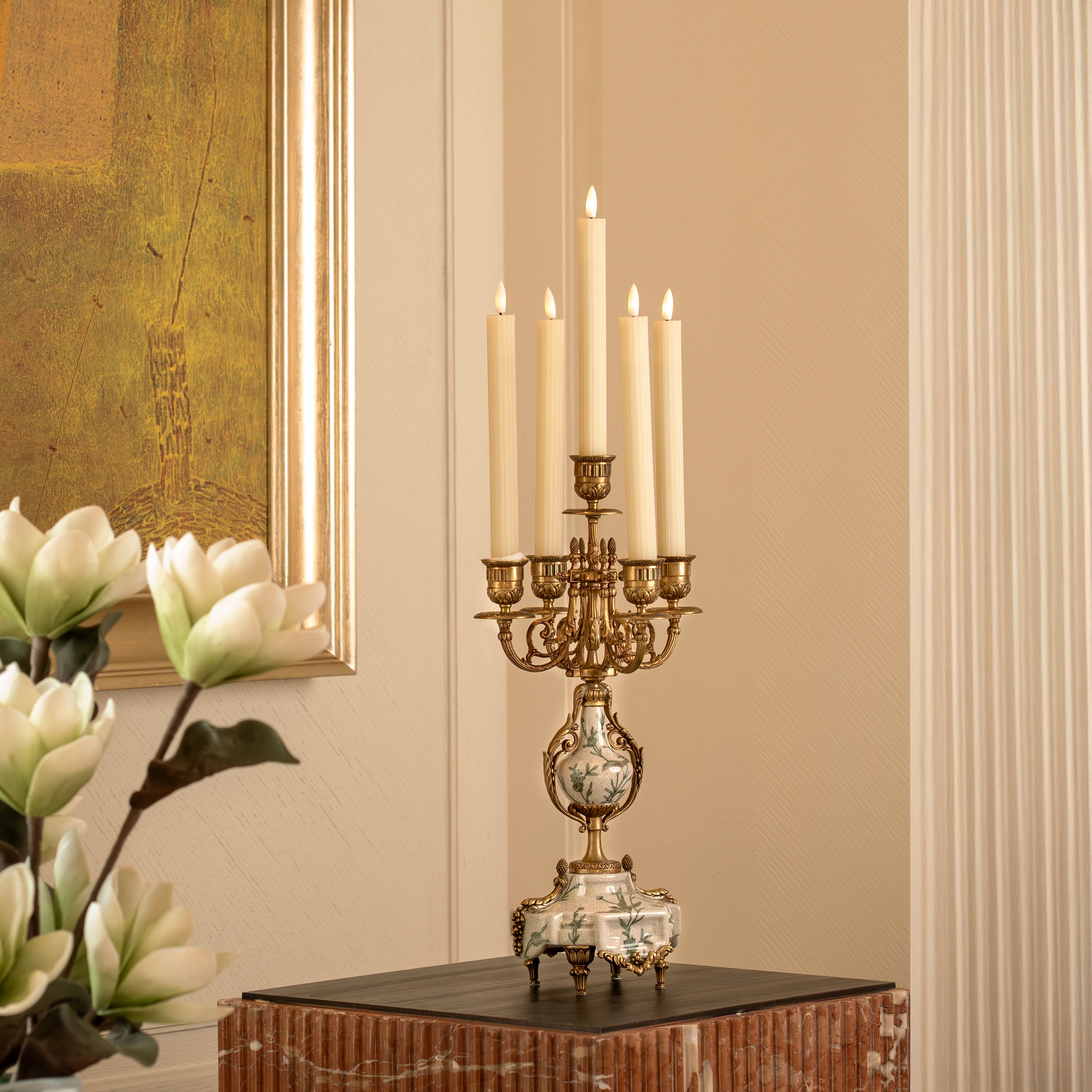 Elegant Eden 5 Arm Candelabra