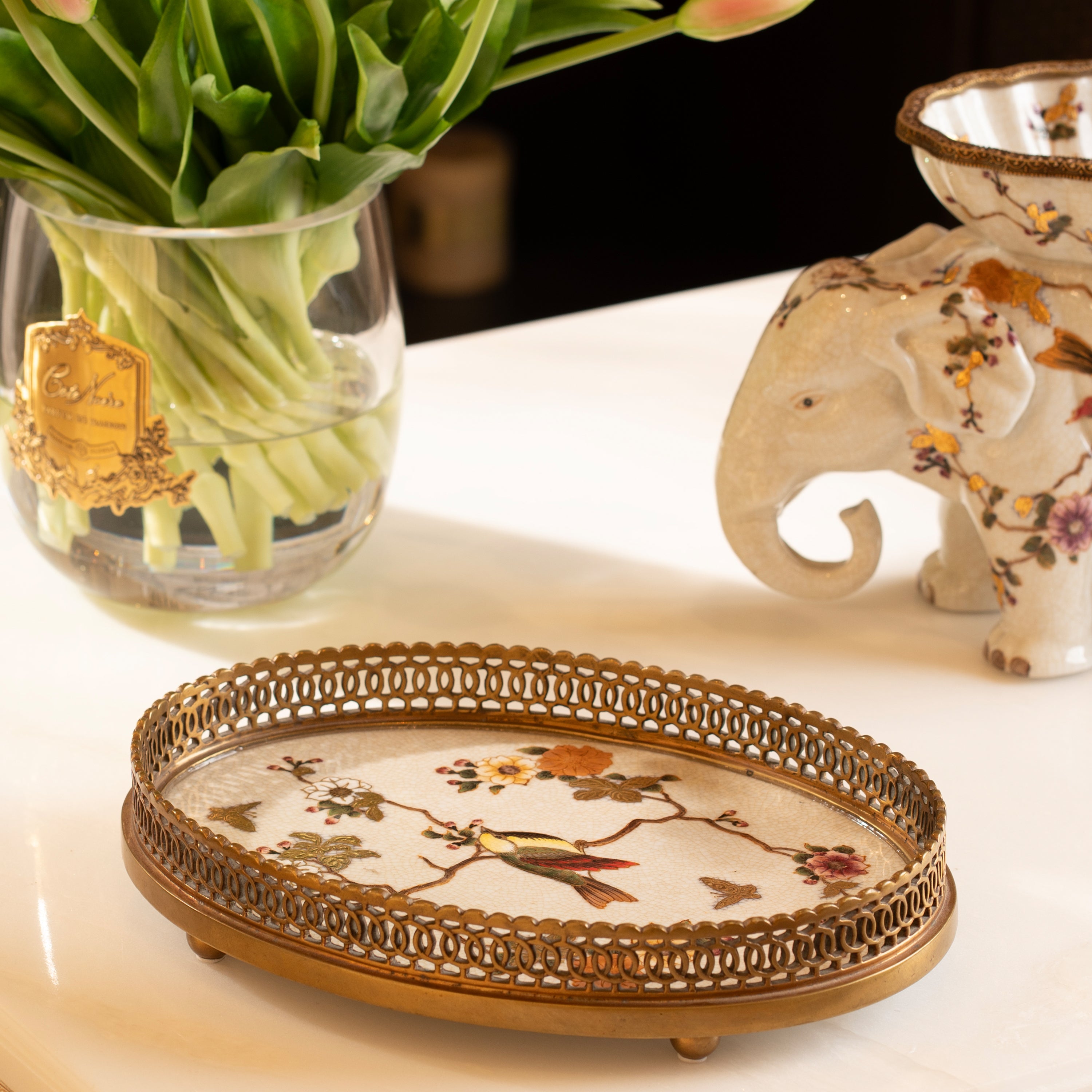 Elegant Eden Aves Tray