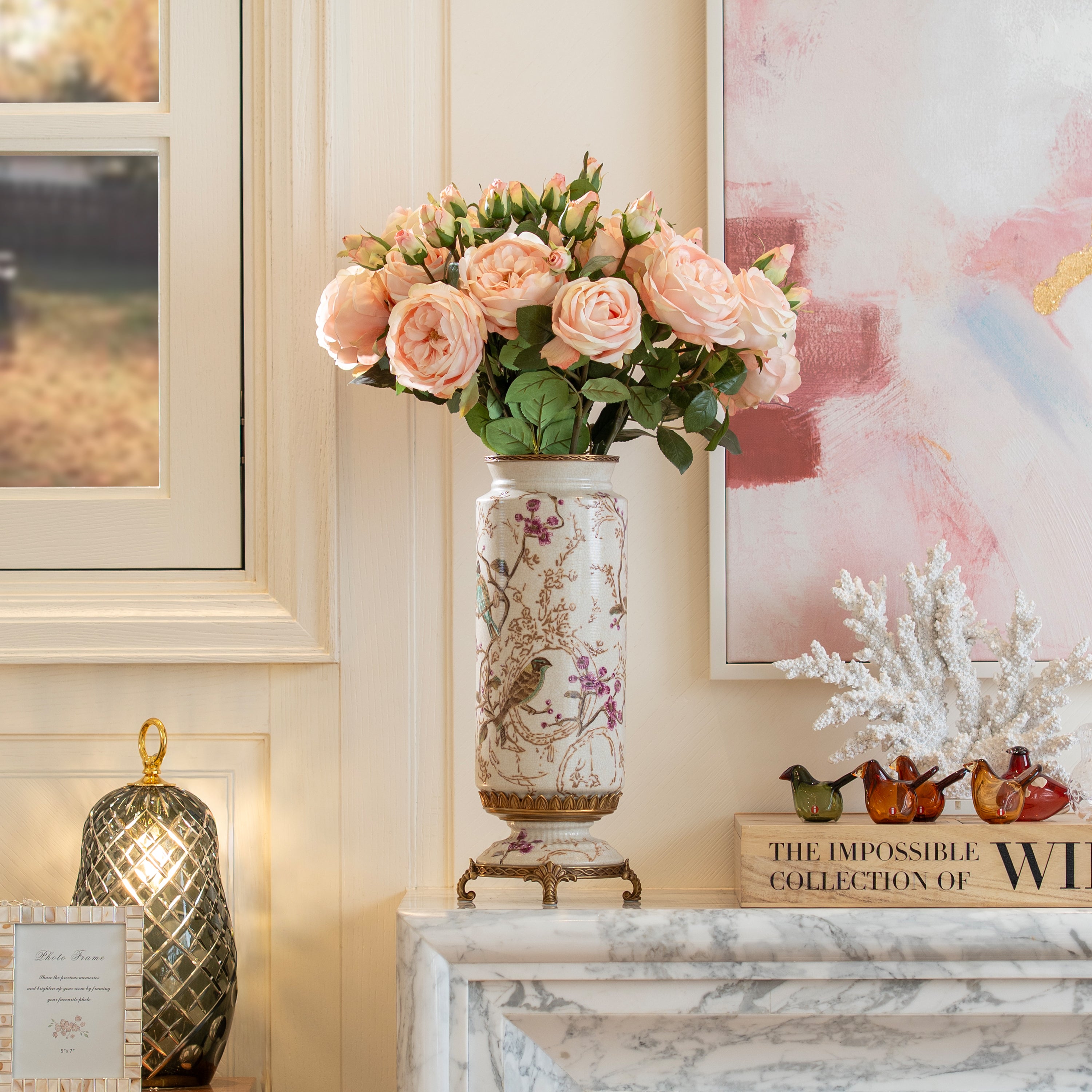 Elegant Eden Celeste Vase H45 cm