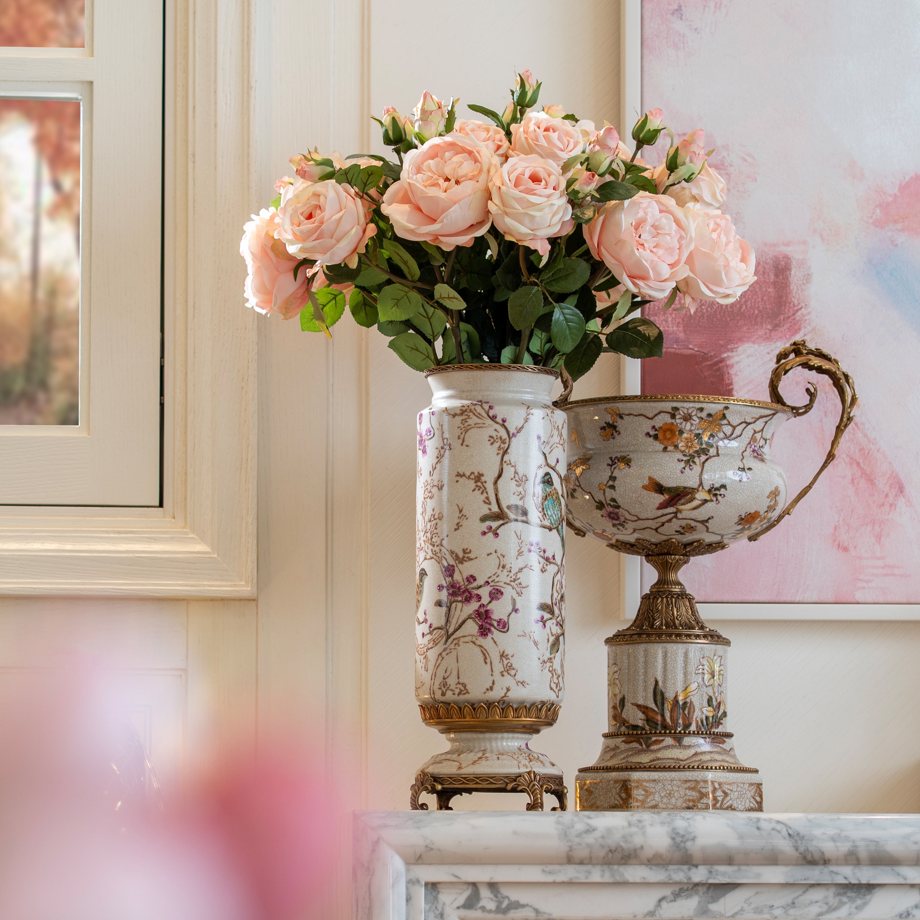 Elegant Eden Celeste Vase H45 cm