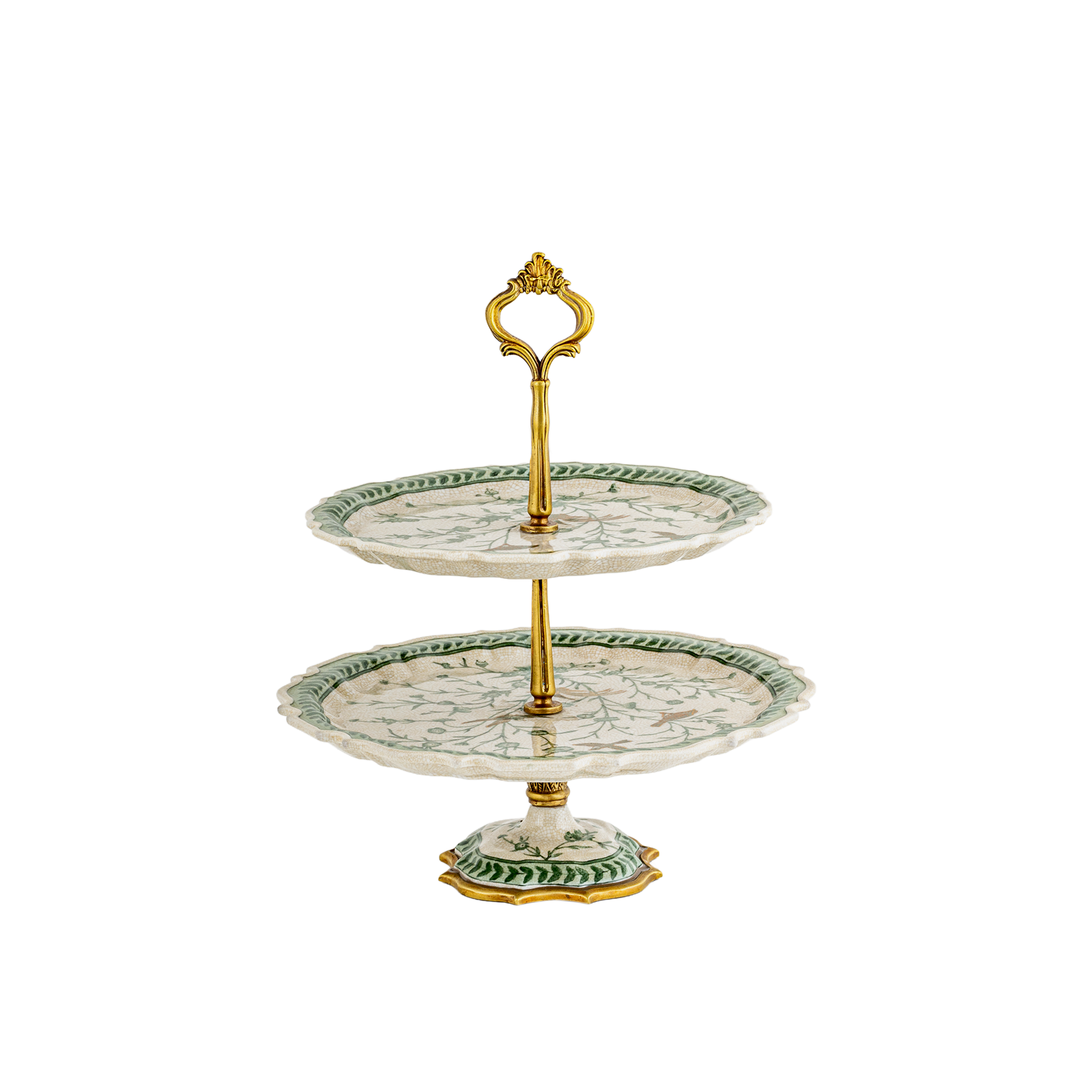 Elegant Eden 2 Tier Cake Stand